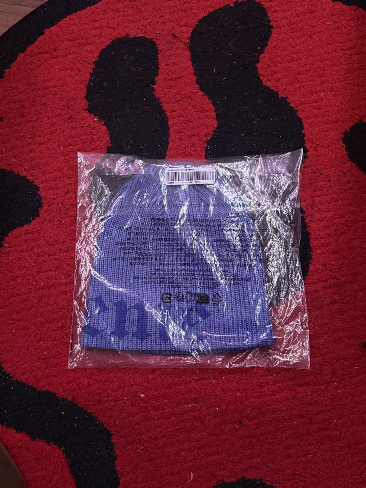 Supreme Supreme old english beanie blue Size ONE SIZE - 2 Thumbnail
