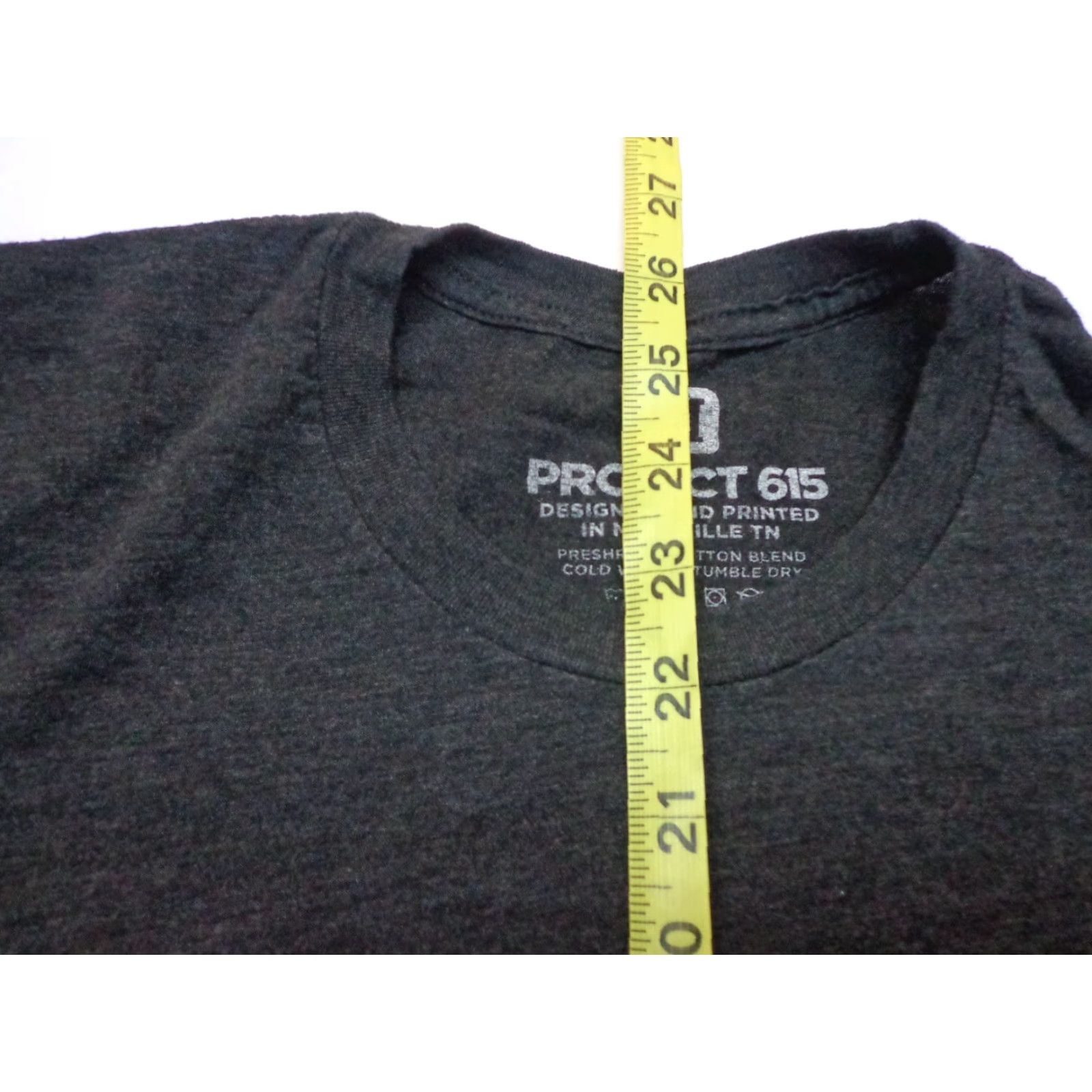 Y/Project Project 615 Spread Love It's The Nashville Way Graphic T Shirt Medium Men's Gray Cotton Blend Short Sleeve Round Neck Shirt Size US M / EU 48-50 / 2 - 5 Thumbnail