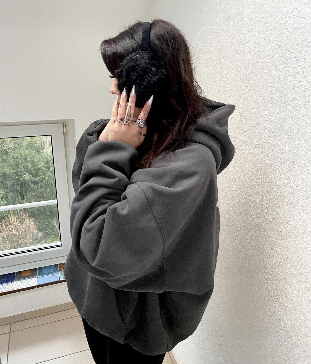 Balenciaga × Gap × Kanye West Yeezy Gap Hoodie Engineered by Balenciaga Dove Size US M / EU 48-50 / 2 - 3 Thumbnail