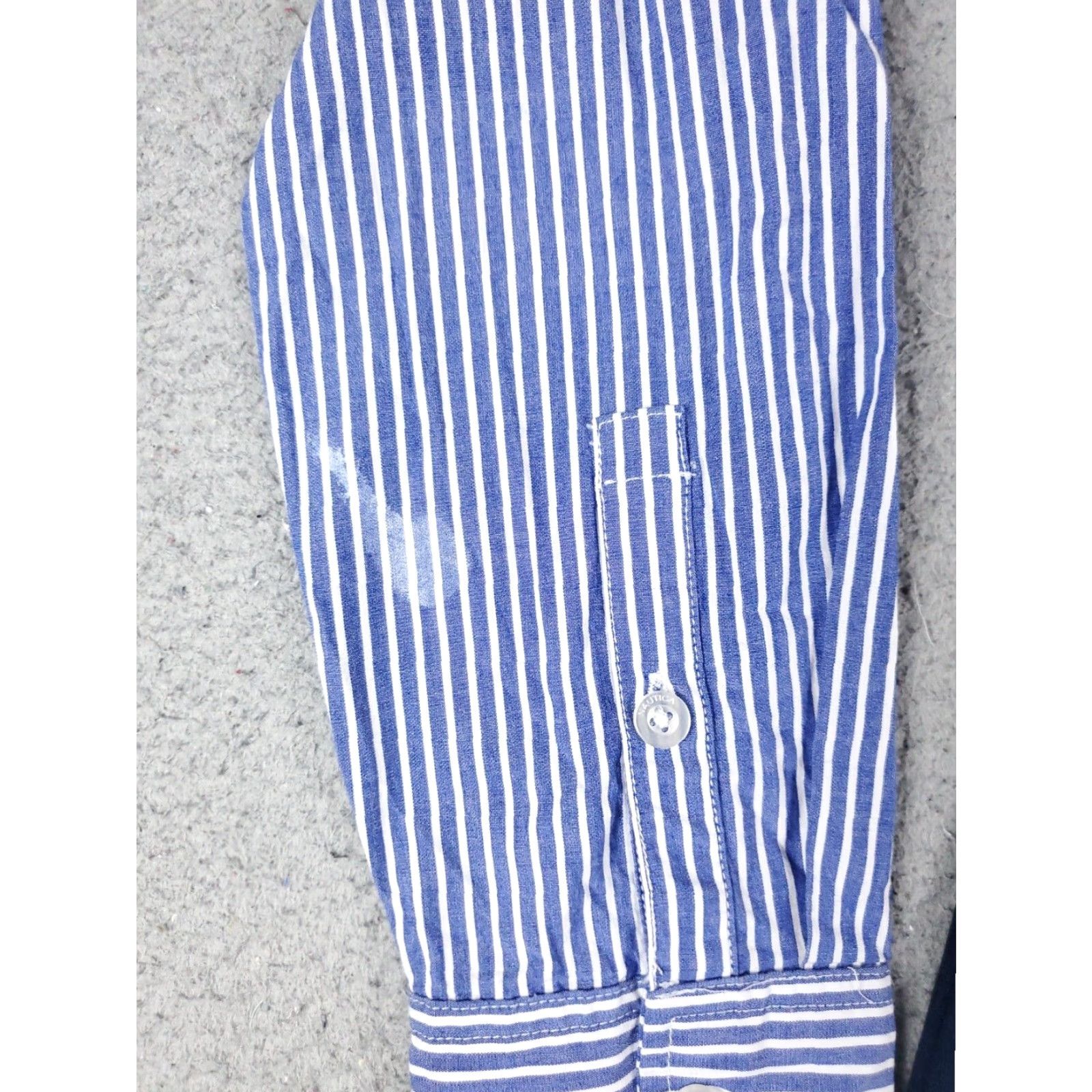 Nautica Womens Blue Button Down Nautica Shirt Dress Medium Casual Size M / US 6-8 / IT 42-44 - 5 Thumbnail