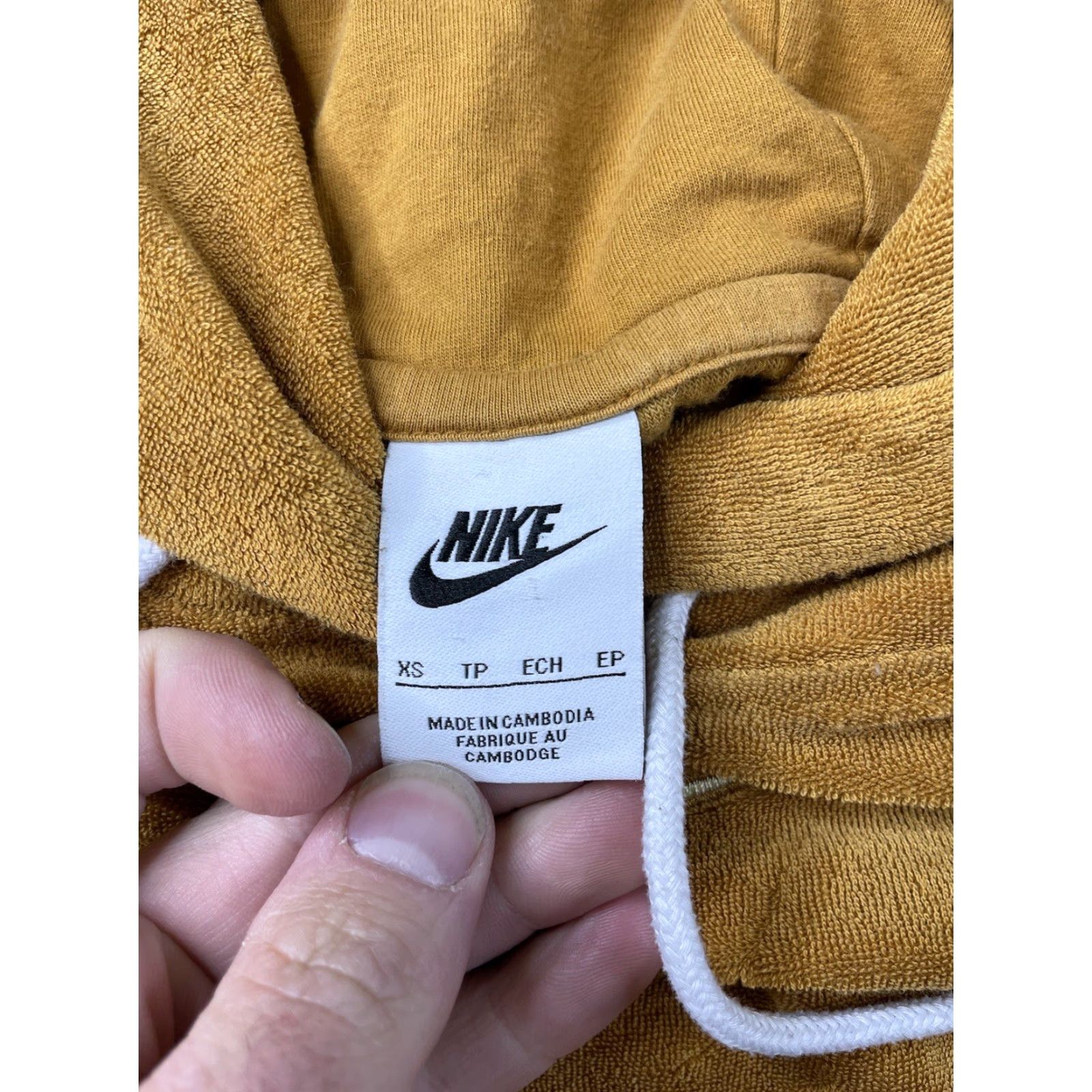 Nike **Ochre Nike Sportswear Women's XS Oversized Pullover Hoodie Sweatshirt** User: Ochre Nike Sportswear Women's XS Oversized Pullover Hoodie Sweatshirt Size XS / US 0-2 / IT 36-38 - 3 Thumbnail