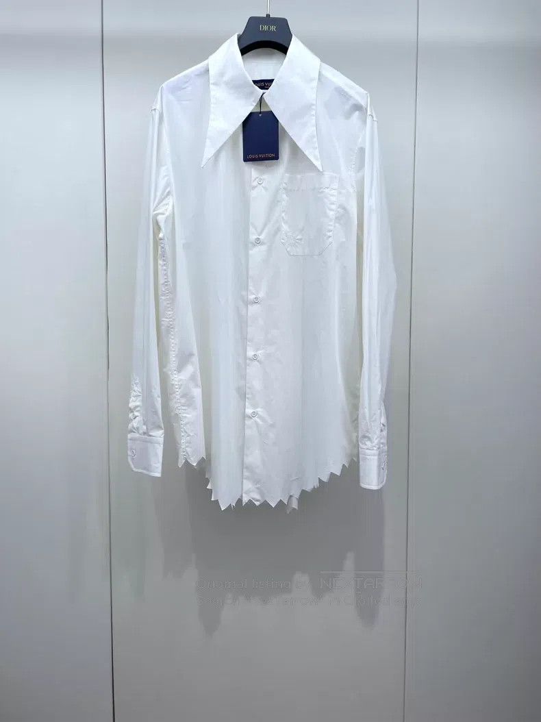 Louis Vuitton Louis Vuitton White wavy shirt Size US M / EU 48-50 / 2 - 1 Thumbnail