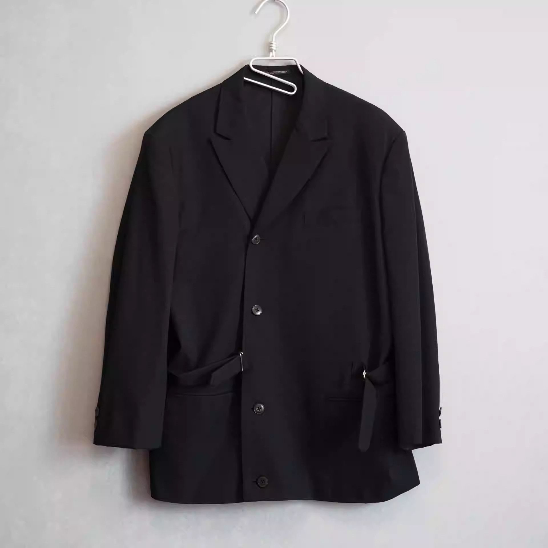 Yohji Yamamoto Yohji Yamamoto 96AW Iron Buckle Wool Jacket Size US M / EU 48-50 / 2 - 1 Thumbnail