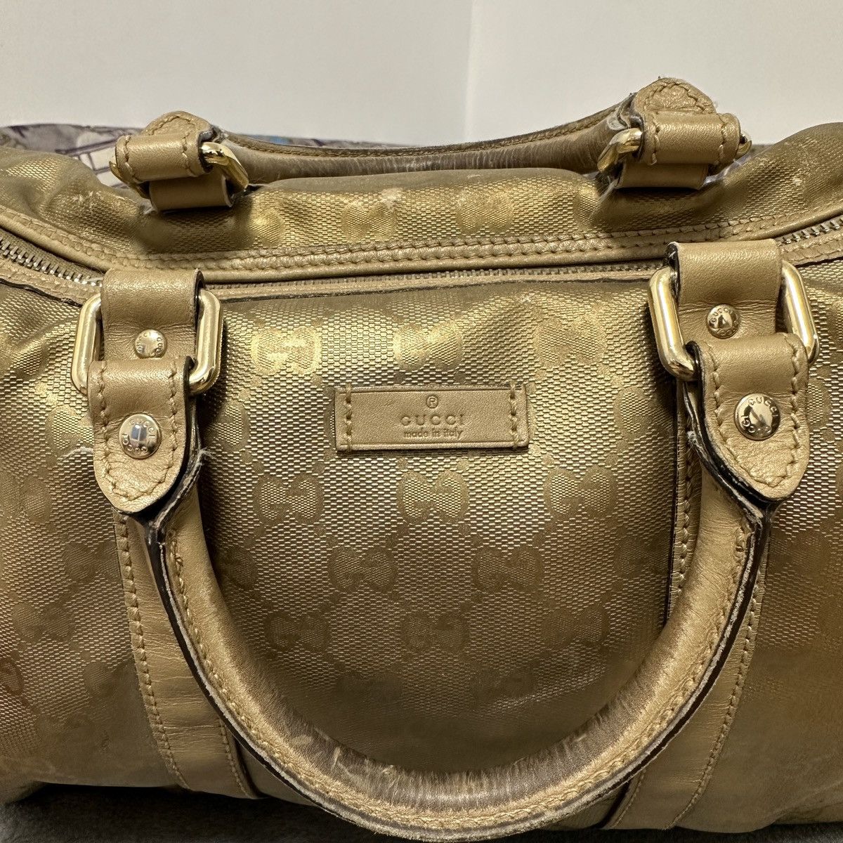 Gucci Vintage Gucci Monogram Hand Bag GG Size ONE SIZE - 3 Thumbnail