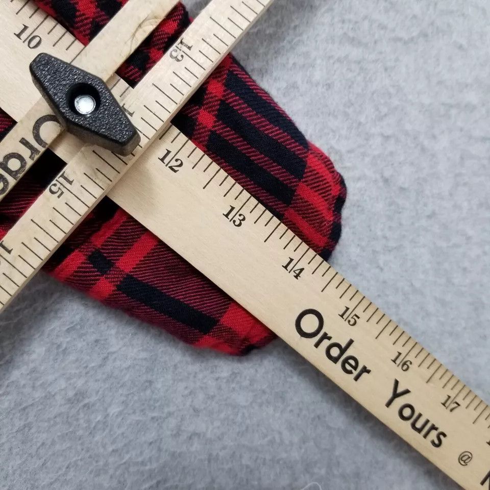 Other Entro Shirt Womens Small Red Plaid Button Up Oversized Size S / US 4 / IT 40 - 12 Thumbnail