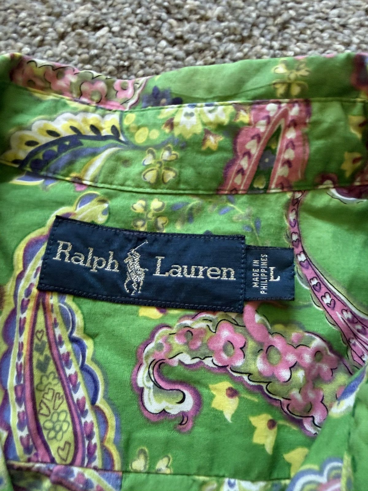 Polo Ralph Lauren Vintage Ralph Lauren Paisley Button Up Shirt Size US L / EU 52-54 / 3 - 3 Thumbnail