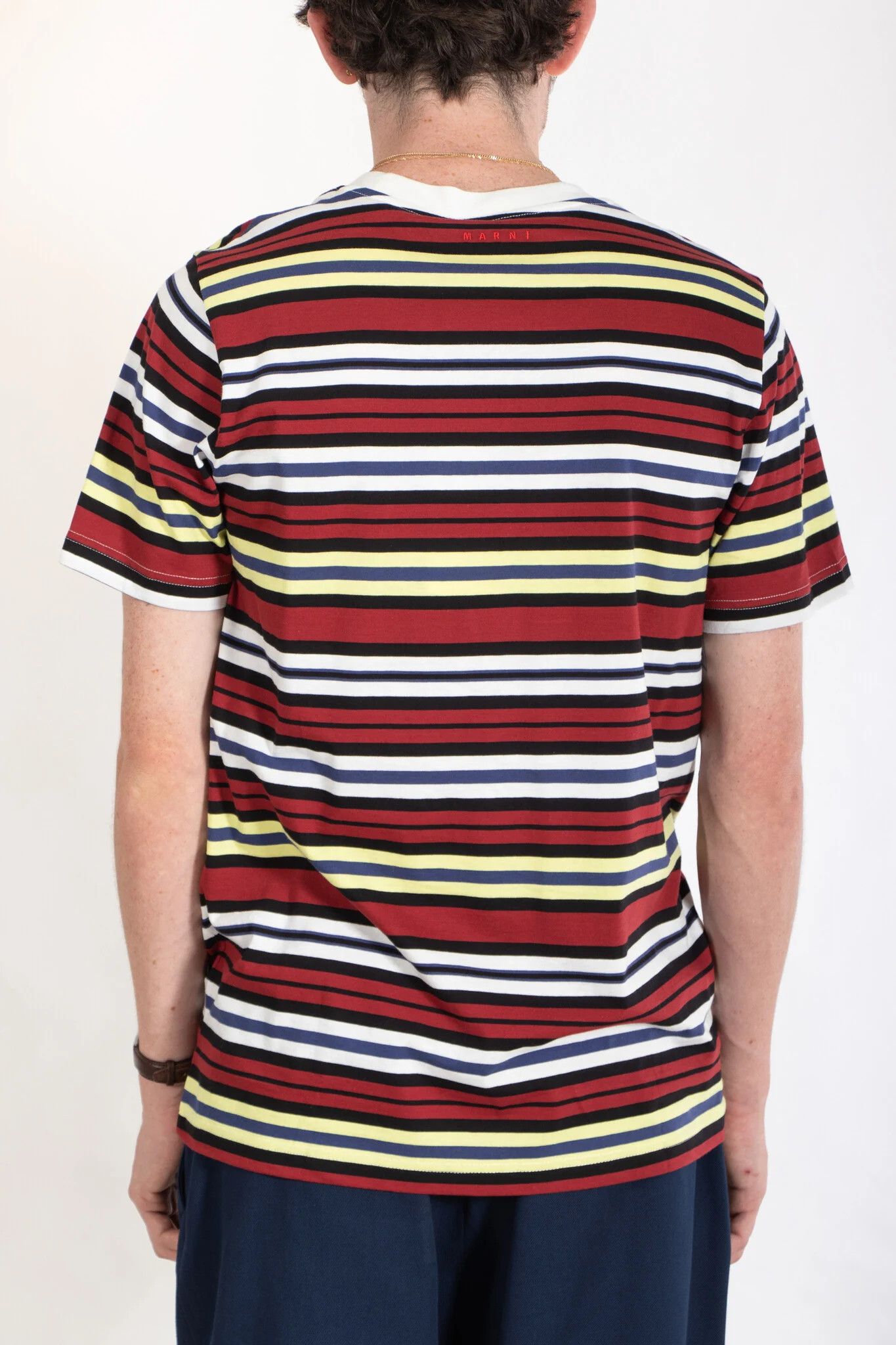 Marni o1y0225 Crewneck T-Shirt in Multicolor Size US L / EU 52-54 / 3 - 3 Thumbnail