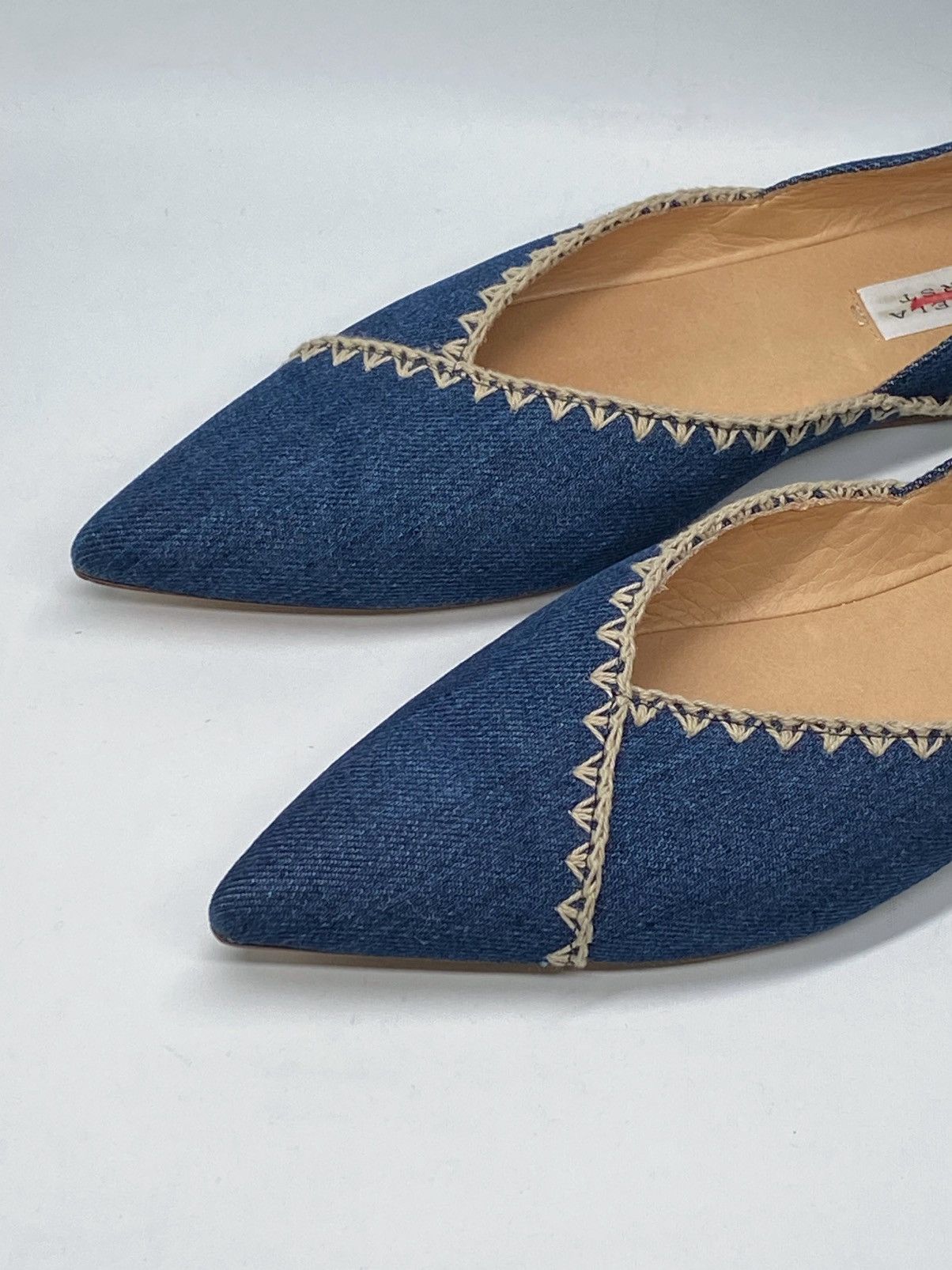 Gabriela Hearst Gabriela Hearst Avner Denim Stitch Ballerina Flats size 38 Size US 8 / IT 38 - 4 Thumbnail