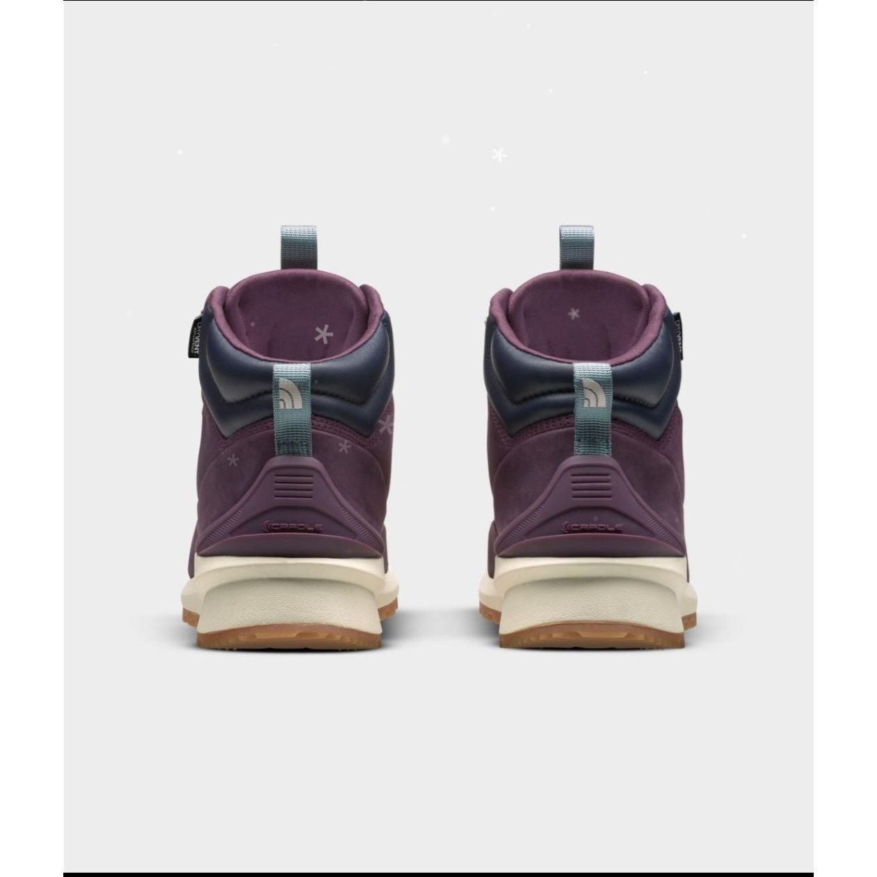 The North Face The North Face Mid WP Blackberry Wine/urban Navy Size 6 Size US 6 / IT 36 - 2 Thumbnail
