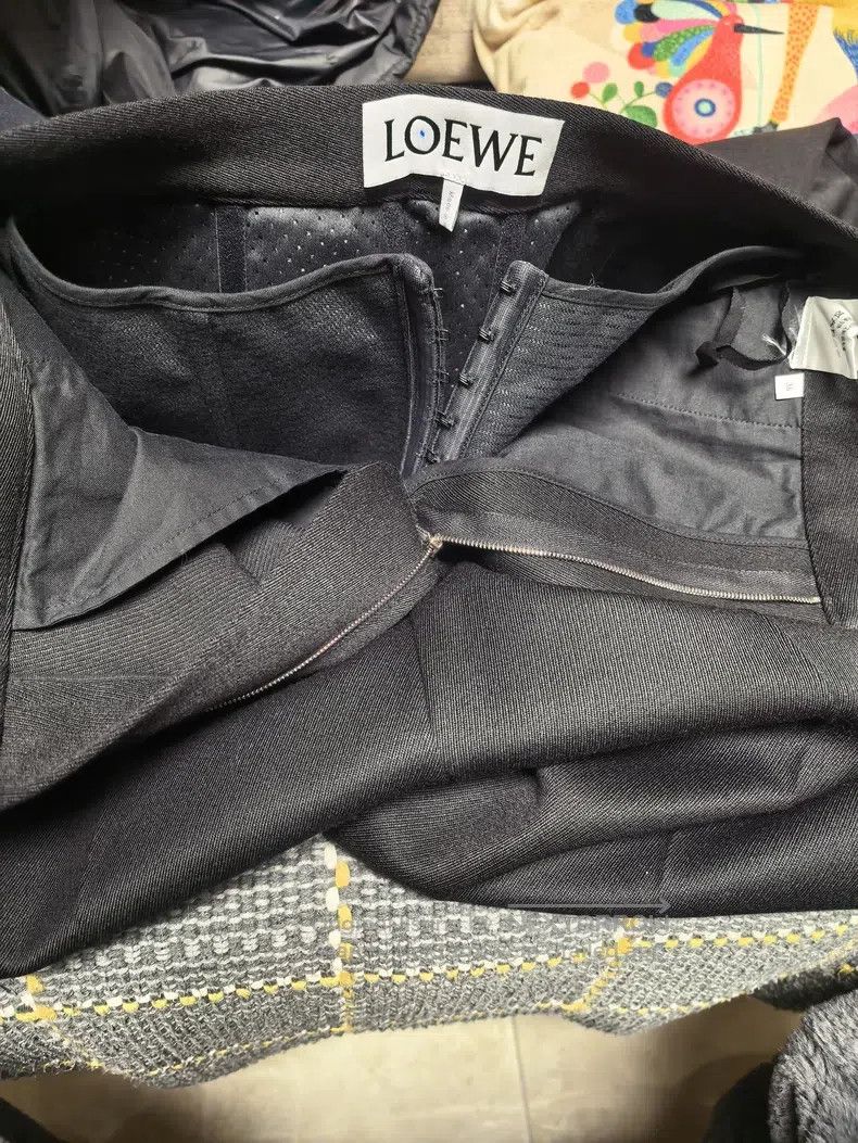 Loewe Loewe Heavyweight wool, straight-leg casual sports pants Size 24" / US 00 / IT 34 - 9 Thumbnail