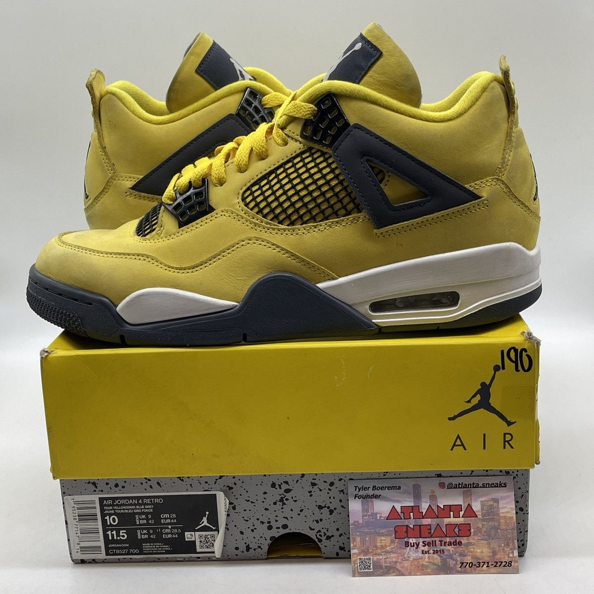 Jordan Brand Air Jordan 4 lighting Size US 10 / EU 43 - 1 Thumbnail