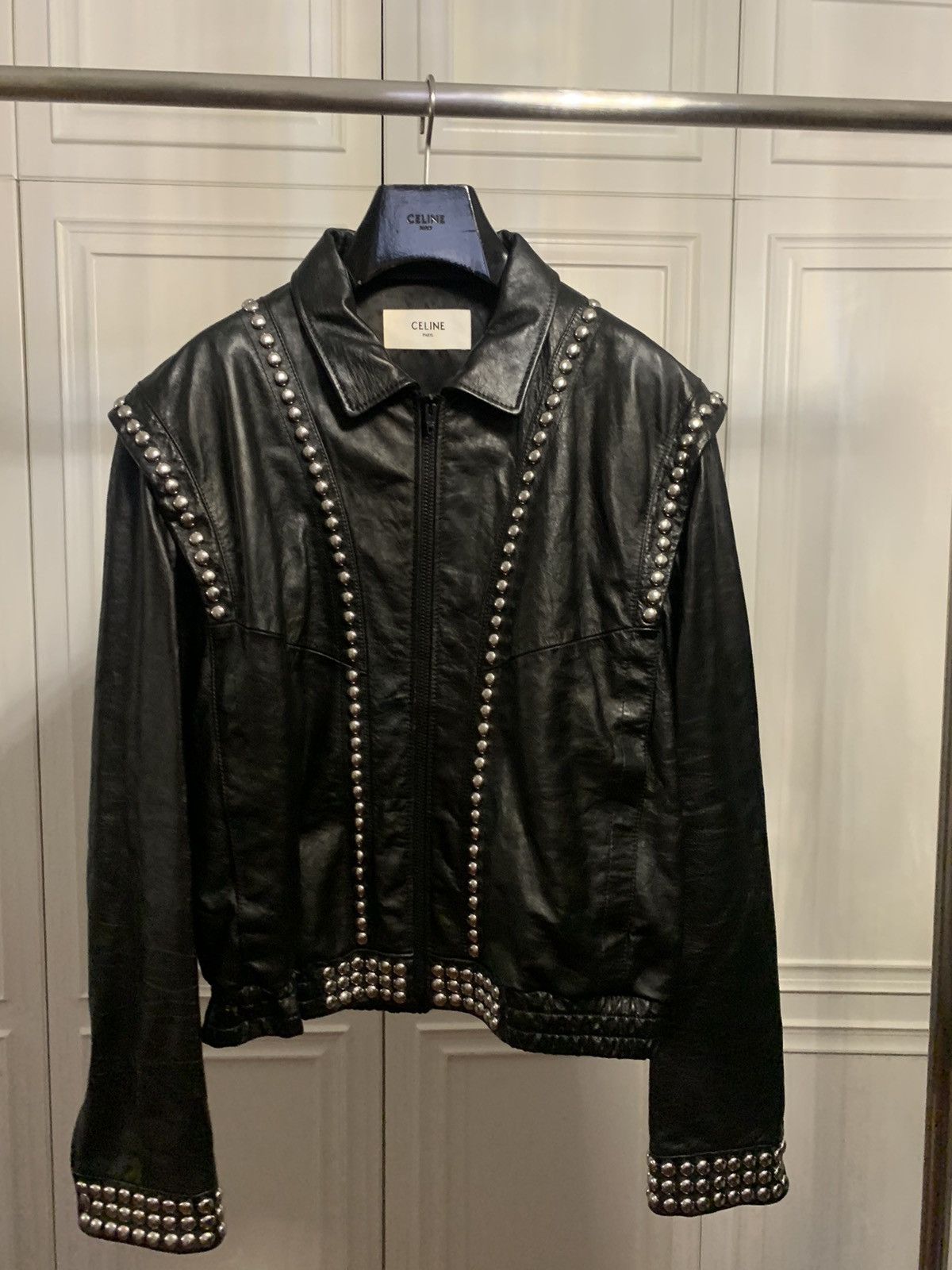 Celine Celine 2022FW Studded calfskin blouson Size US L / EU 52-54 / 3 - 1 Thumbnail