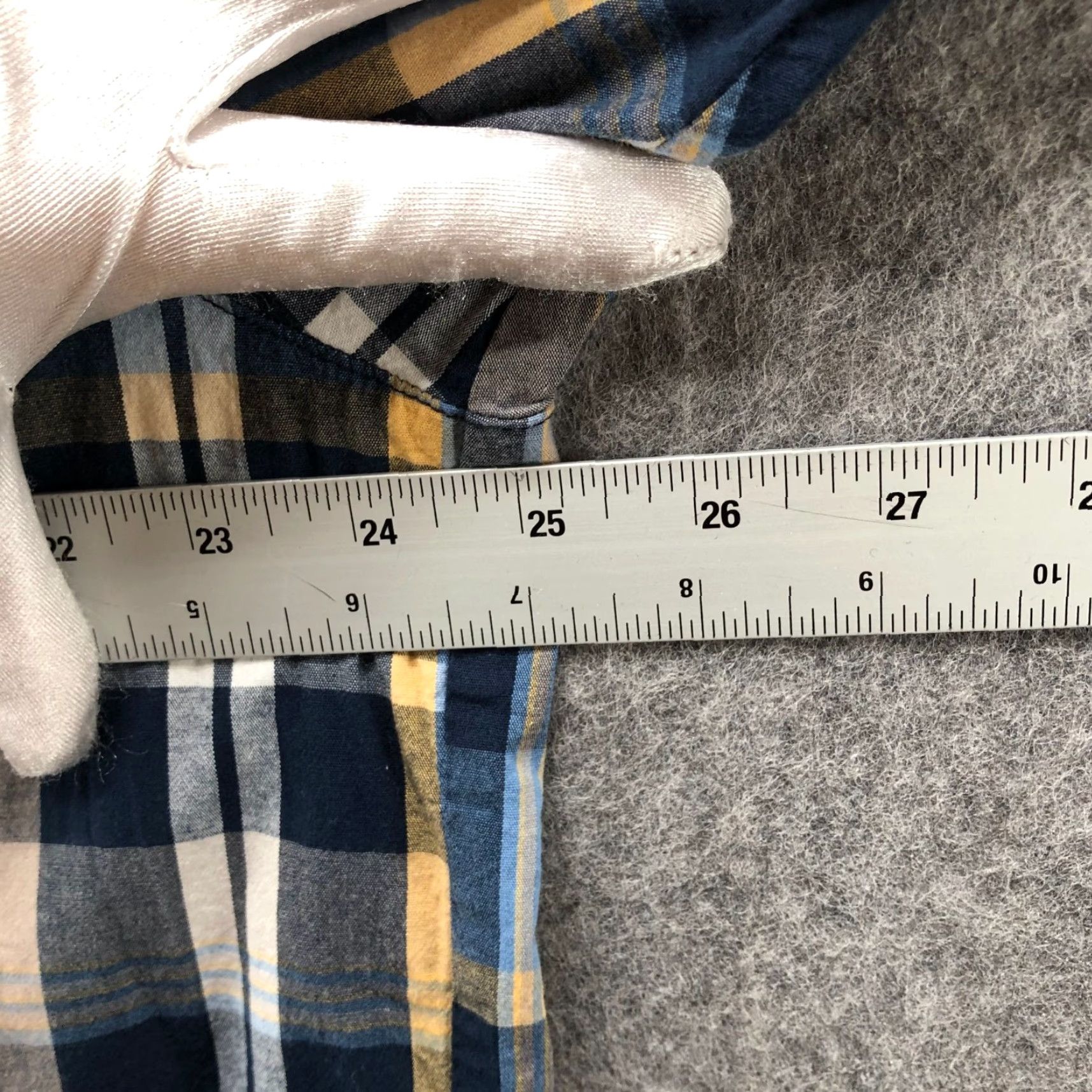Vintage Columbia Short Sleeve Shirt Mens XL Regular Fit Button Down Blue Plaid Stretch Size US XL / EU 56 / 4 - 7 Thumbnail