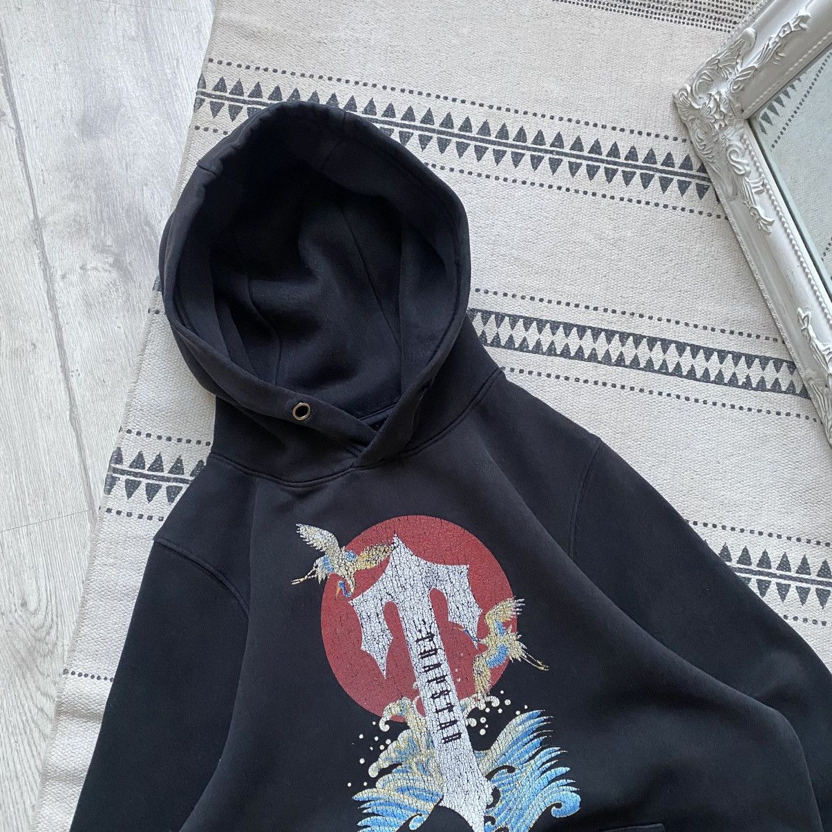 Trapstar London Trashed TRAPSTAR hoodie big logo Distressed Vintage Size US S / EU 44-46 / 1 - 2 Thumbnail