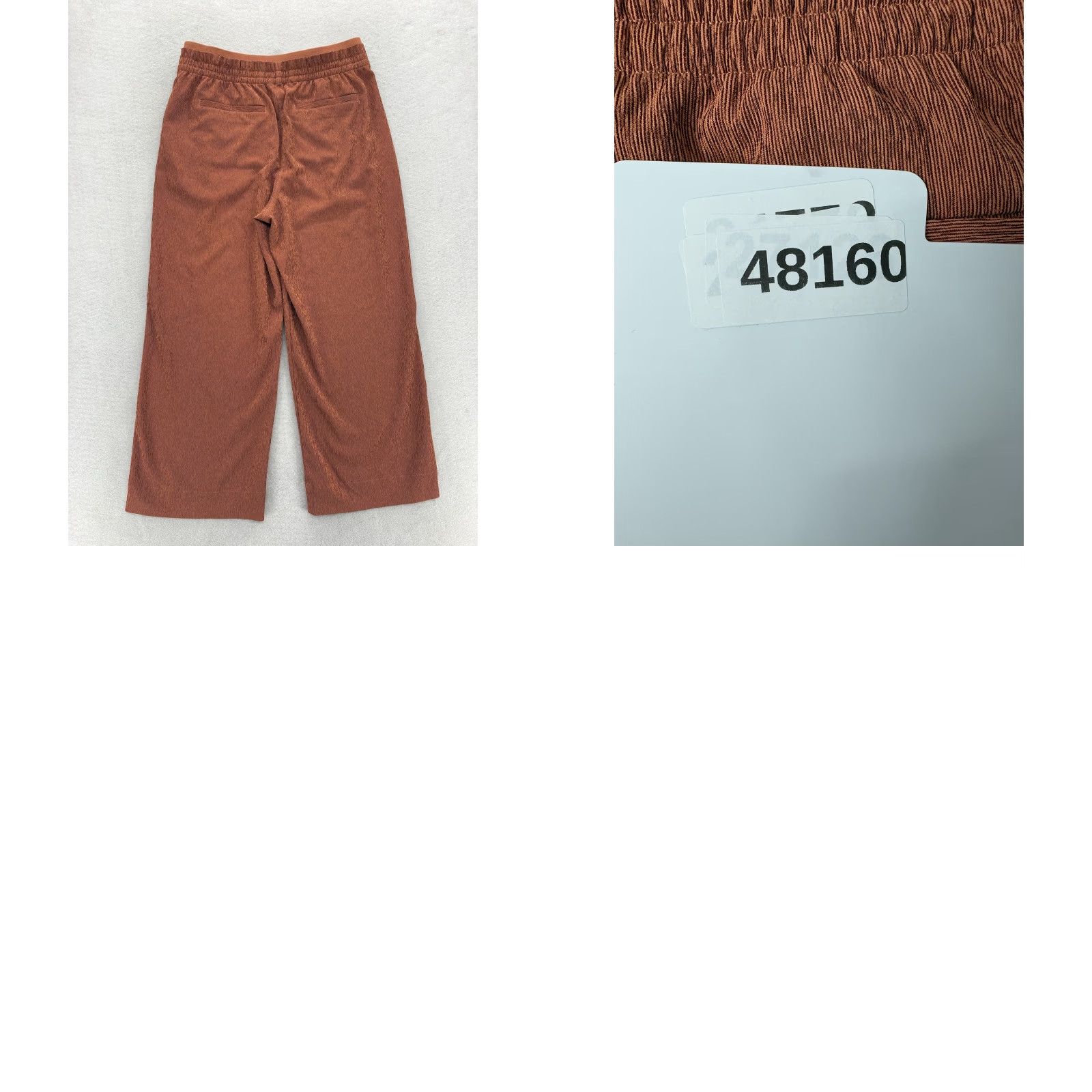 Athleta Athleta Echo Wide Leg Cropped Pants Womens 8 Sunburst Clay Orange Pull On Lounge Size 30" / US 8 / IT 44 - 9 Thumbnail