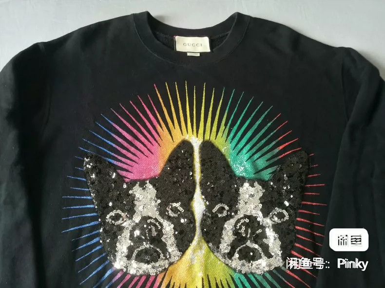 Gucci Gucci Double dog head sequin sweatshirt 2501-Nextarrow Size US L / EU 52-54 / 3 - 8 Thumbnail