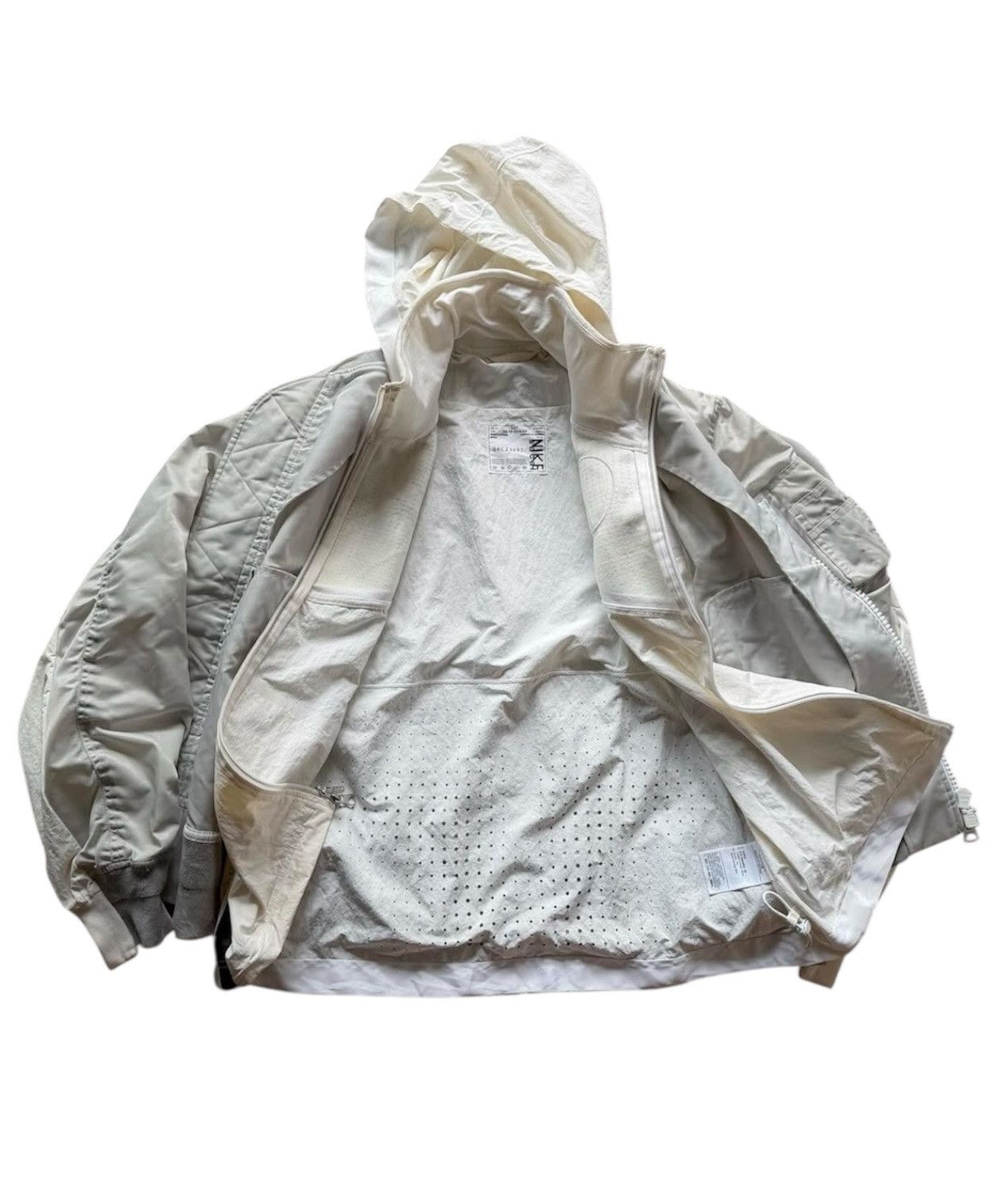 Sacai Nike X Sacai Double Layer Sports Hooded Bomber Jacket Size US XS / EU 42 / 0 - 5 Thumbnail