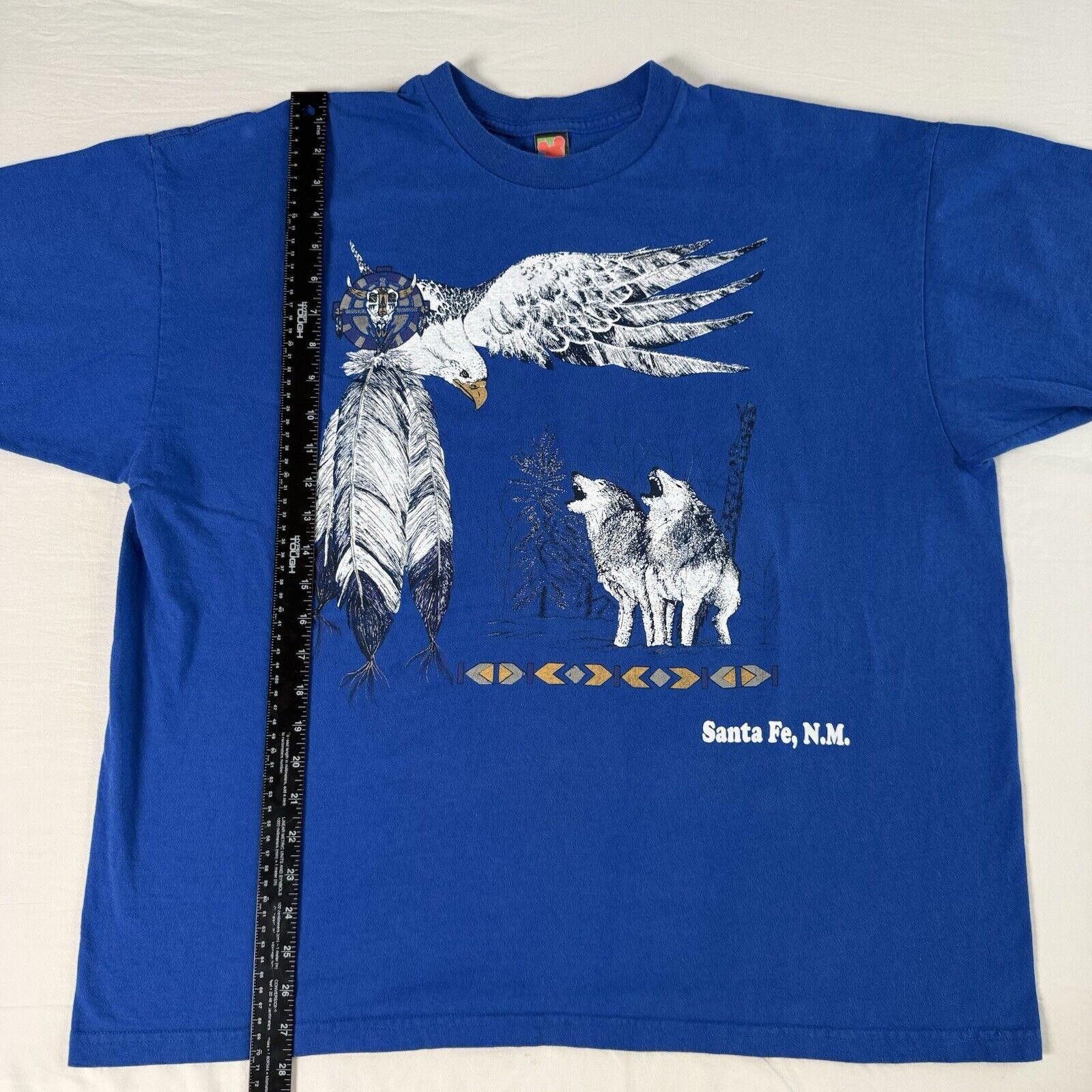 Designer Vtg Mickey Unlimited Land n Sea Wolf Eagle T-Shirt XL Rare Size ONE SIZE - 3 Thumbnail
