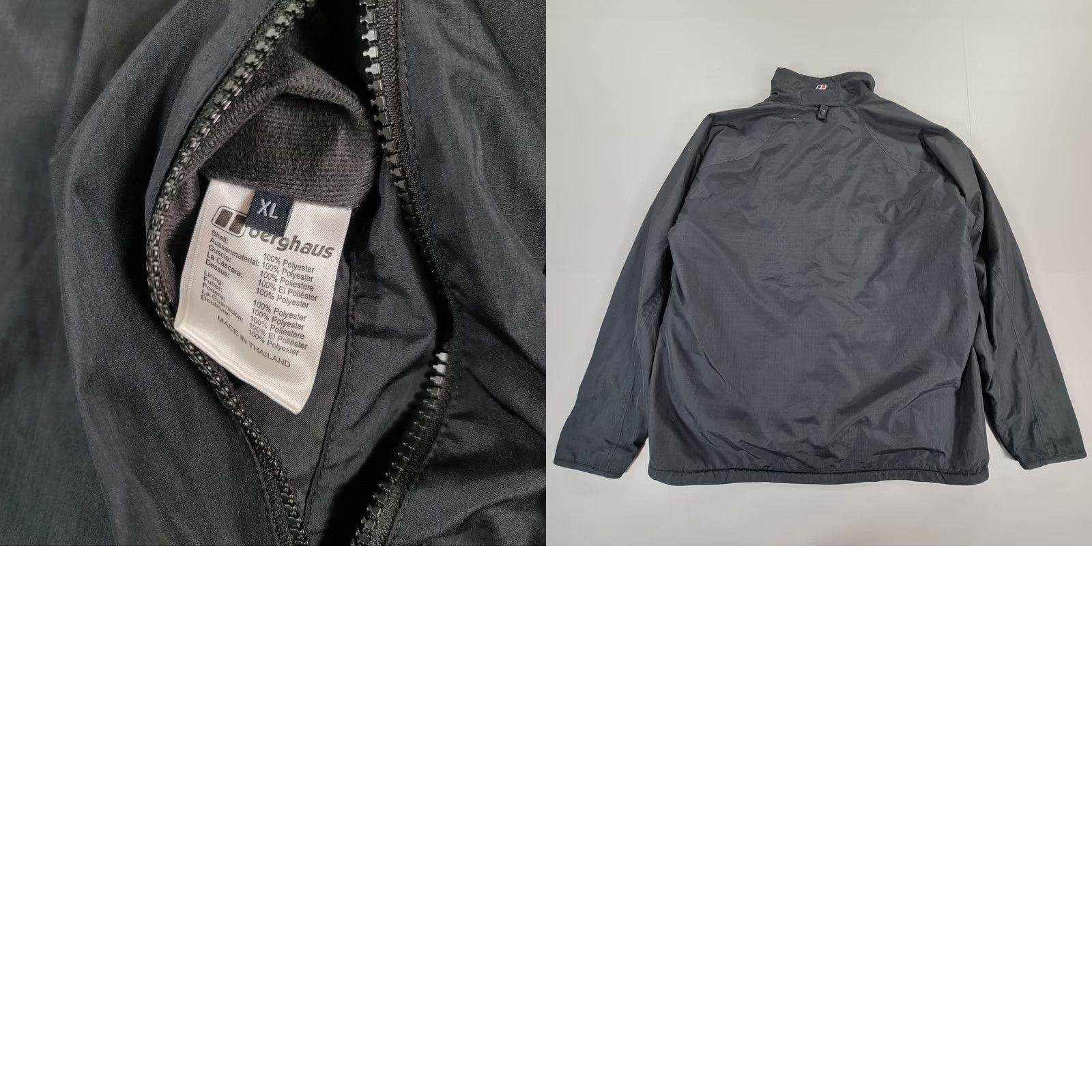 Berghaus Berghaus Mens Jacket Black Grey XL 2 in One Reversible Fleece Windbreaker Casual 90s Outdoor Size US XL / EU 56 / 4 - 8 Thumbnail