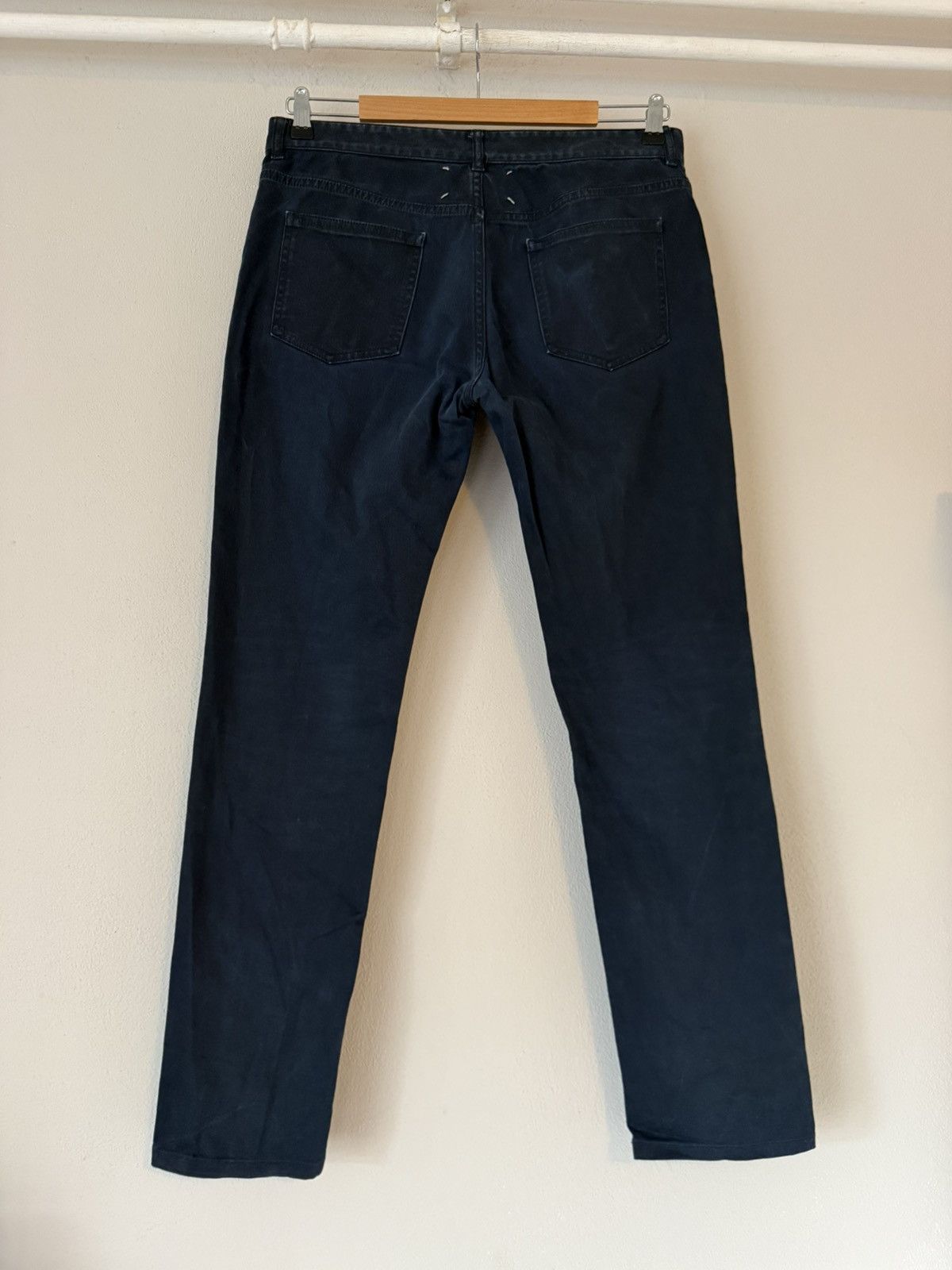 Maison Margiela Maison Margiela Dark Blue Slim Fit Jeans Size US 34 / EU 50 - 5 Thumbnail