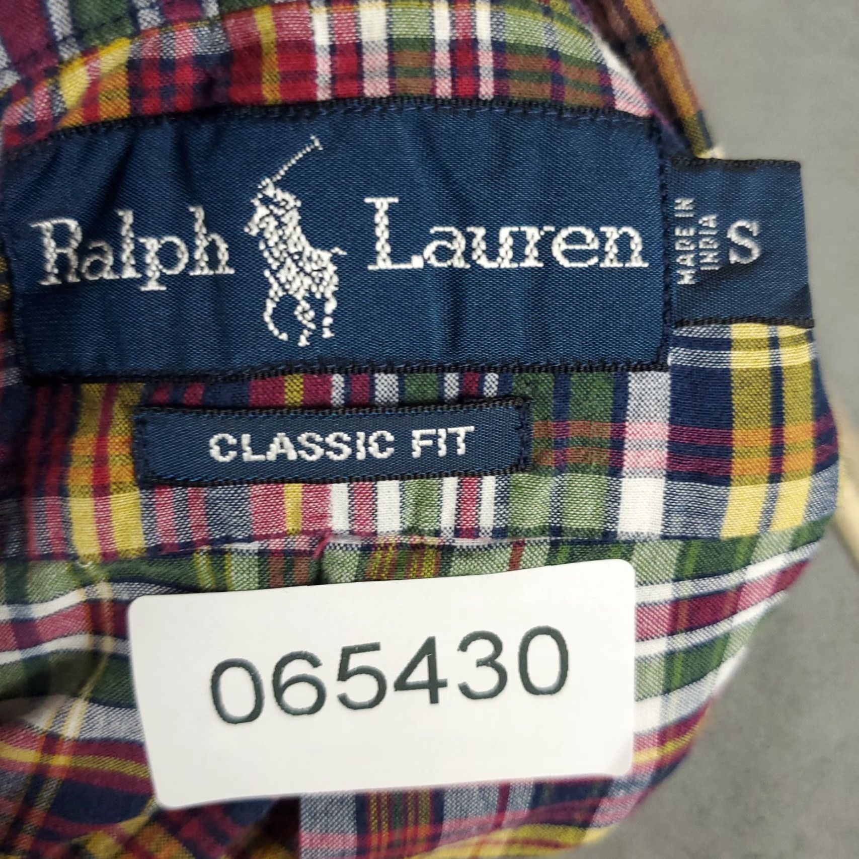 Ralph Lauren Ralph Lauren Shirt Mens Small Red Blue Plaid Pony Casual Button Up Short Sleeve Size US S / EU 44-46 / 1 - 8 Thumbnail
