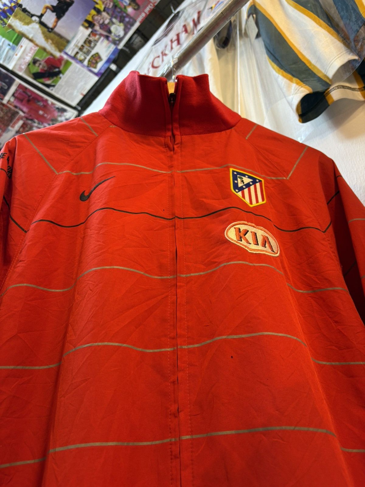 Nike Vintage Y2K Atletico Madrid Tracksuit Size US L / EU 52-54 / 3 - 2 Thumbnail