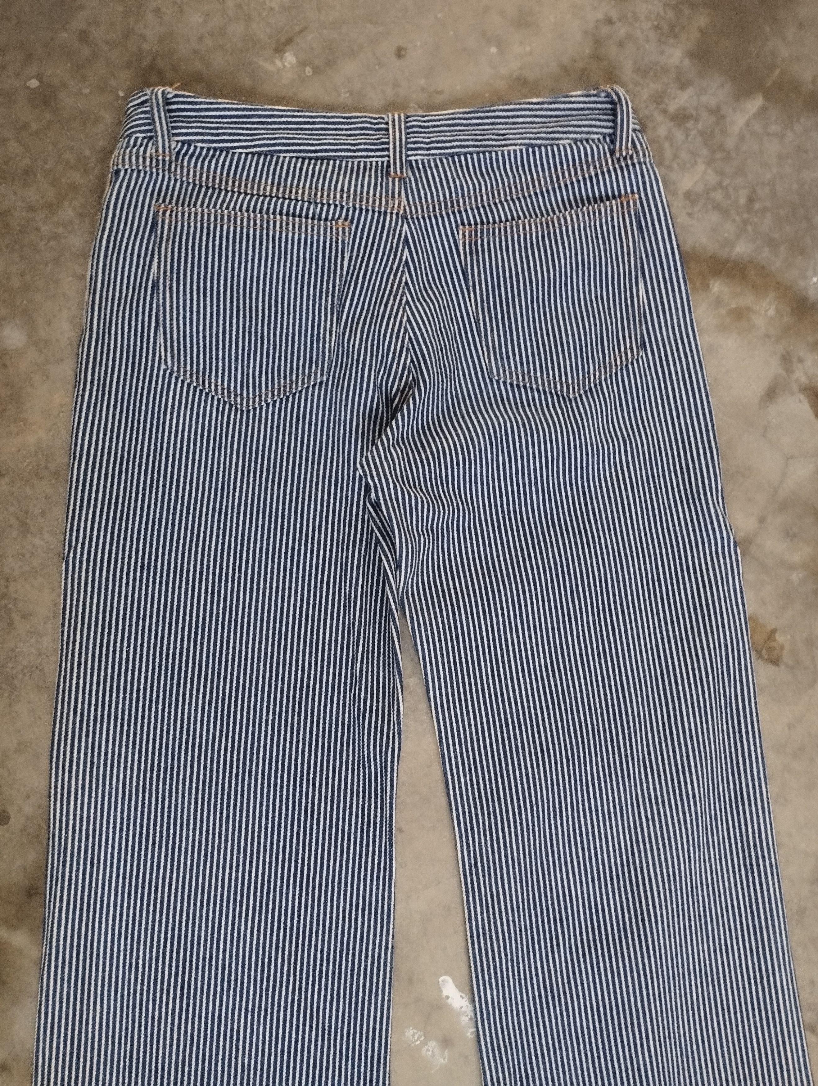 Tornado Mart Super Flare Jeans Japan Hickory Stripe Bootcut Jeans Size US 26 / EU 42 - 5 Thumbnail