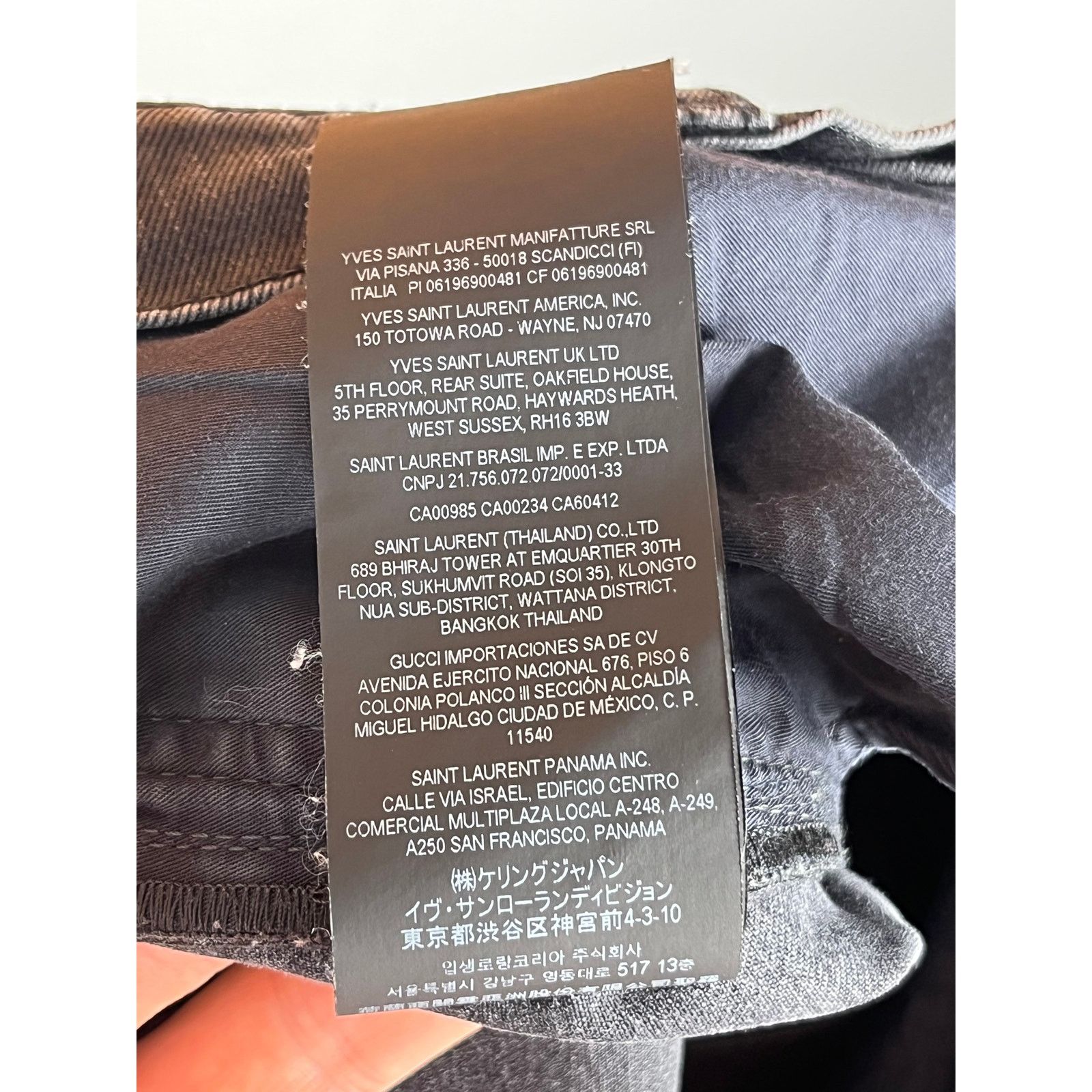 Saint Laurent Paris Saint Laurent Paris jeans 2022 Anthony Vaccarello designer Size US 30 / EU 46 - 16 Thumbnail