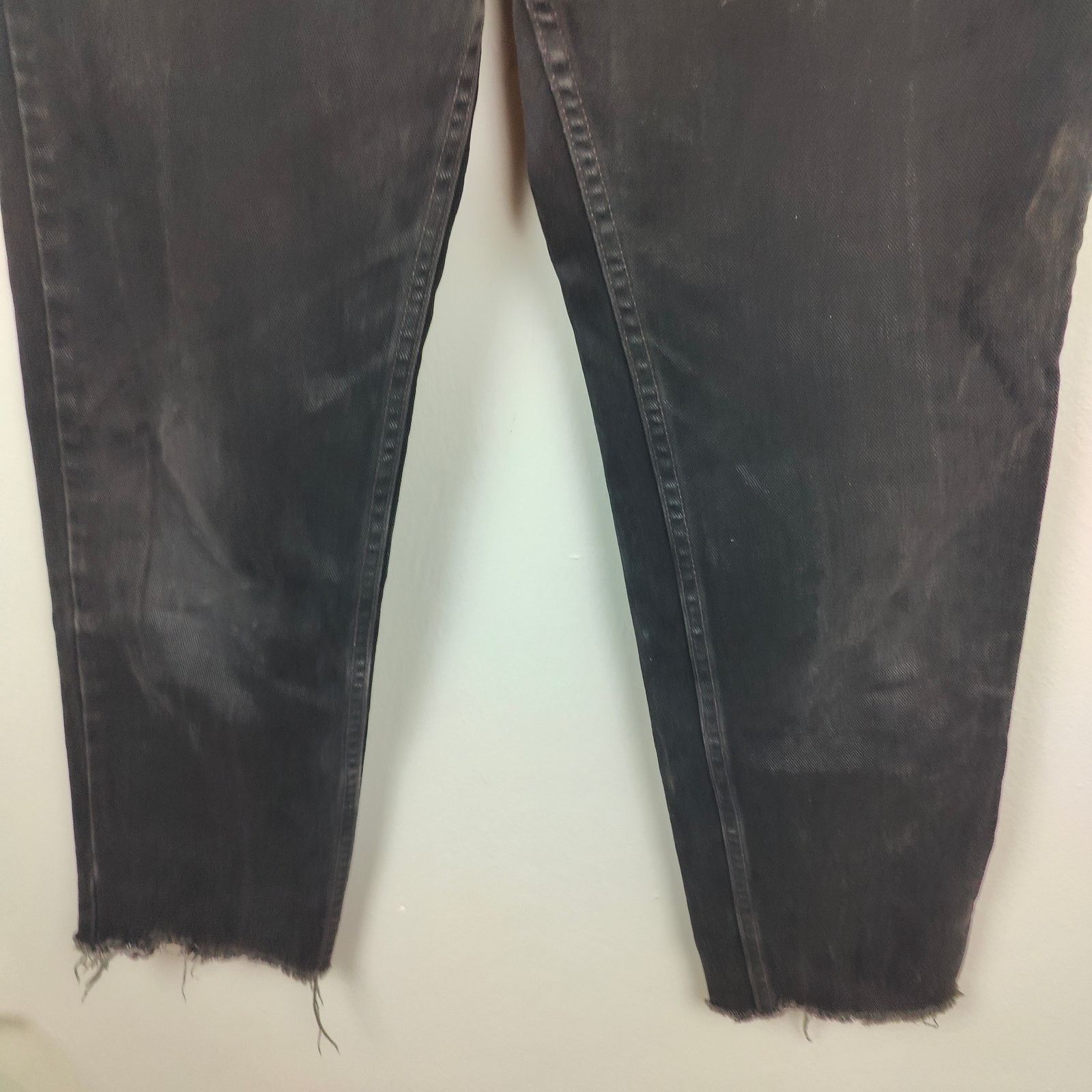 Levi's Vintage 90s Levi's 512 Jeans Womens 8 Black Wash Size US 29 - 3 Thumbnail