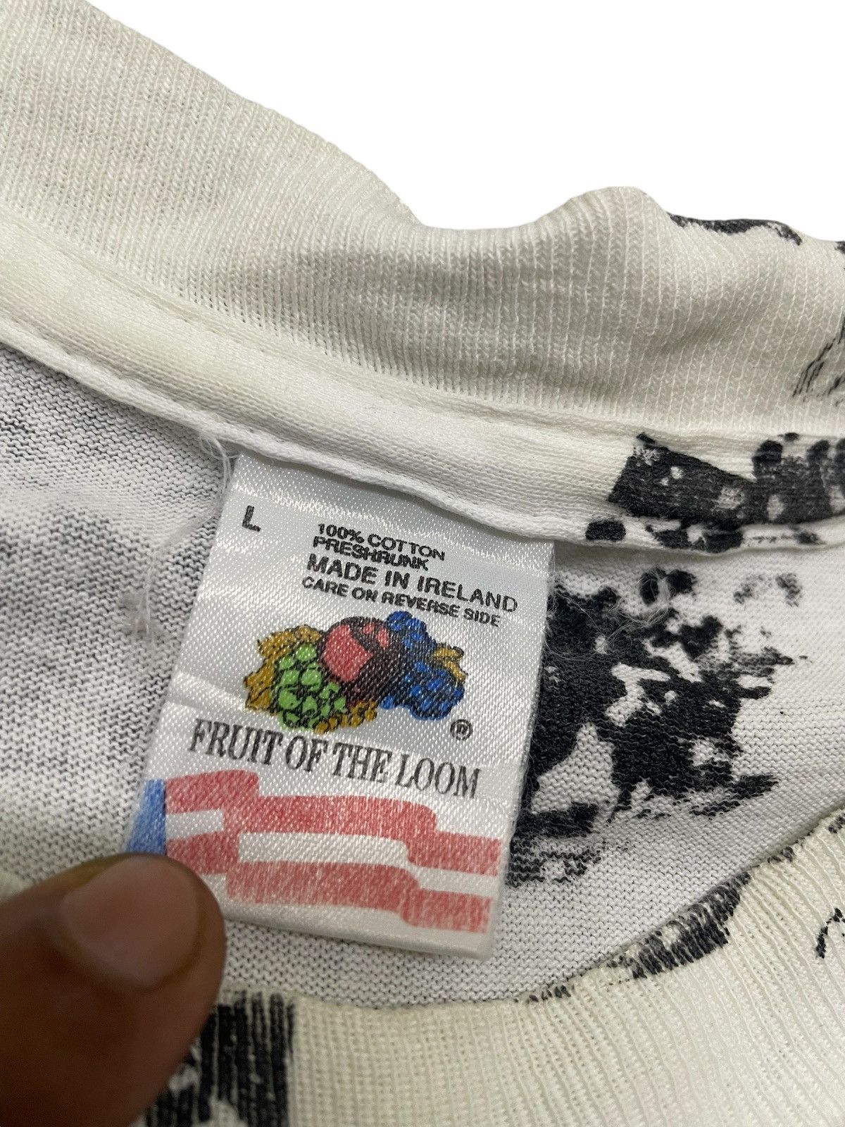 POP MAGAZINE × Vintage Vintage 90s Rolling Thunder Photo Tees T-shirt Size US L / EU 52-54 / 3 - 5 Thumbnail