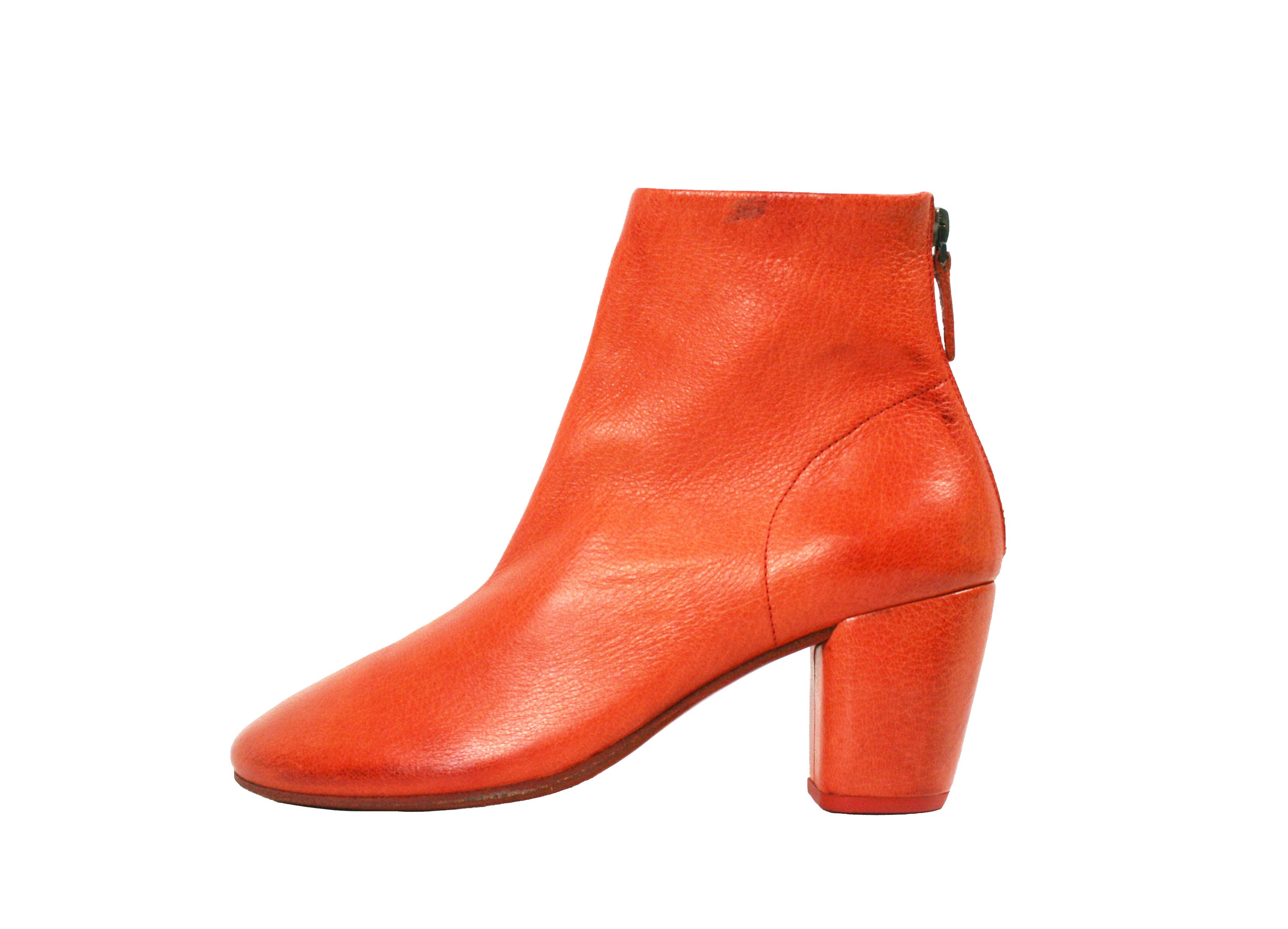 Marsell 2015 Ankle Heeled Leather Boots Size US 7 / IT 37 - 1 Thumbnail