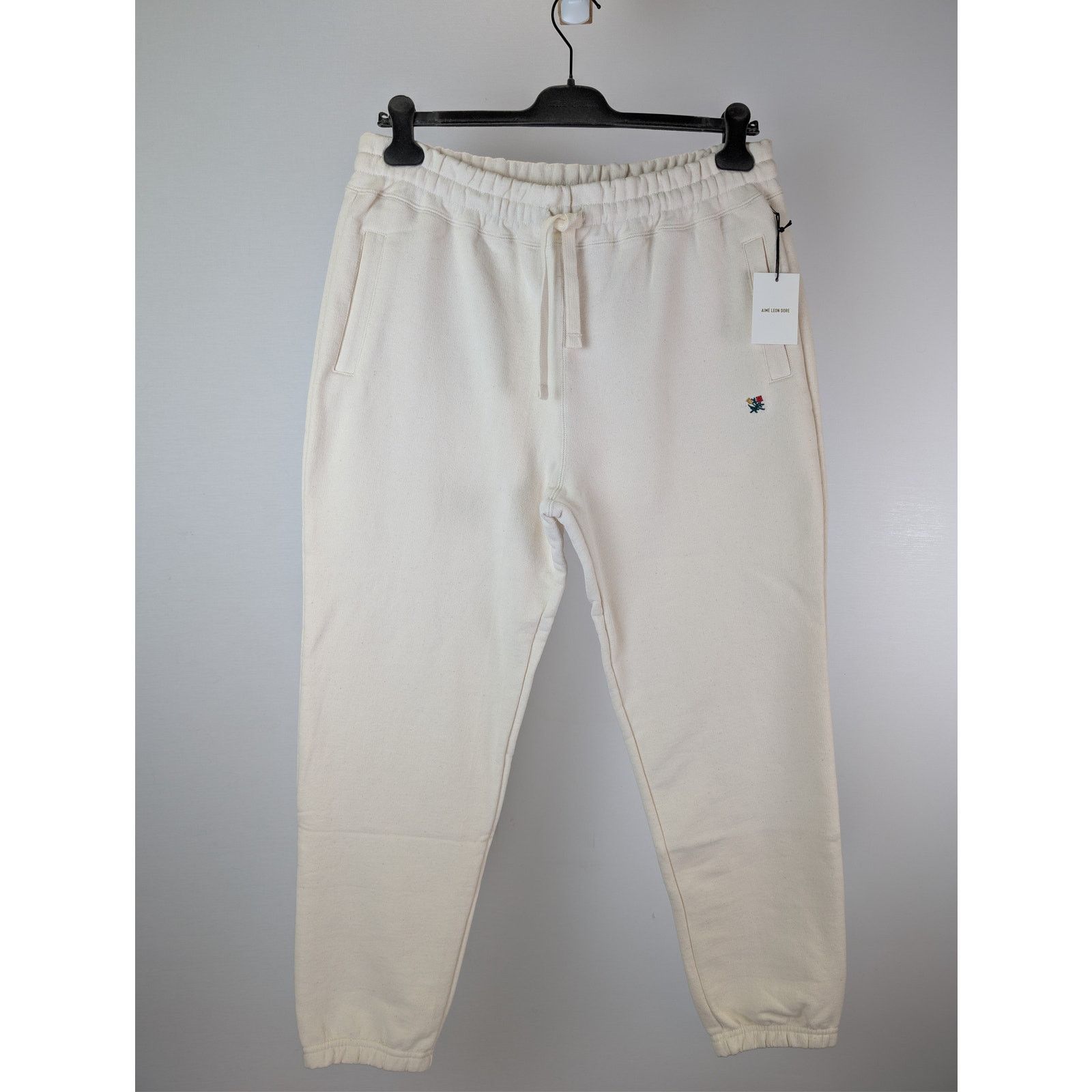 Aime Leon Dore o1rshd1 Trouser Sweatpants / Joggers in Beige Size US 36 / EU 52 - 2 Thumbnail