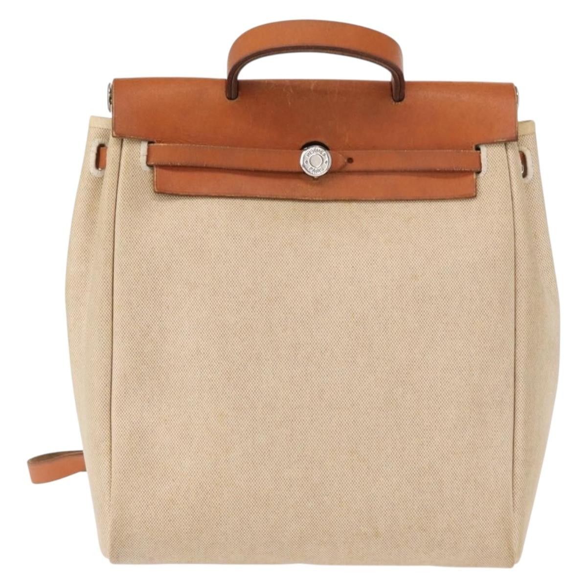 Hermes Hermes Herbag A Dos Backpack Toile Size ONE SIZE - 1 Thumbnail