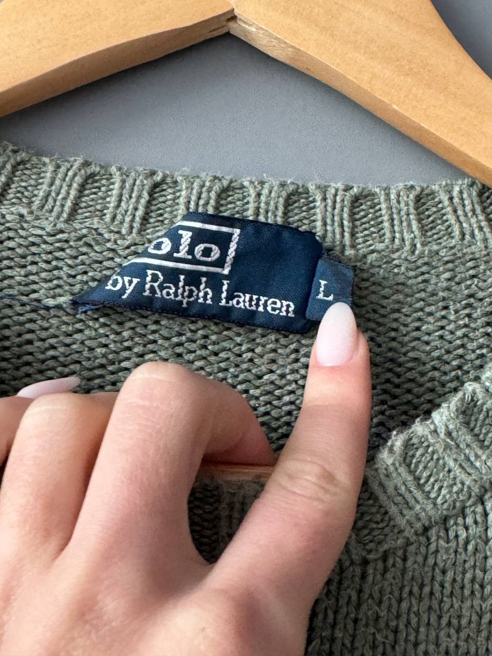 Polo Ralph Lauren Vintage Polo Ralph Lauren Knit Sweater Size US L / EU 52-54 / 3 - 3 Thumbnail