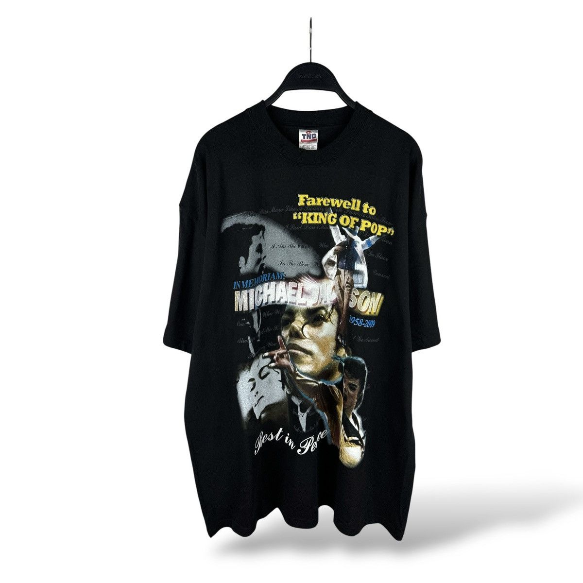 Michael Jackson Vintage Michael Jackson Memorial Farewell To King Of Pop Tee Size US XXL / EU 58 / 5 - 1 Thumbnail
