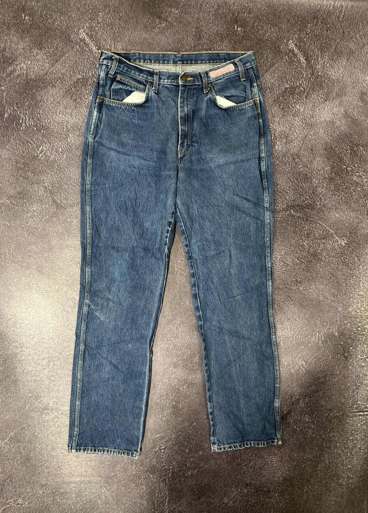 Dickies × Vintage Vintage Dickies USA Blue Denim Work Hype Jeans Size US 34 / EU 50 - 2 Thumbnail