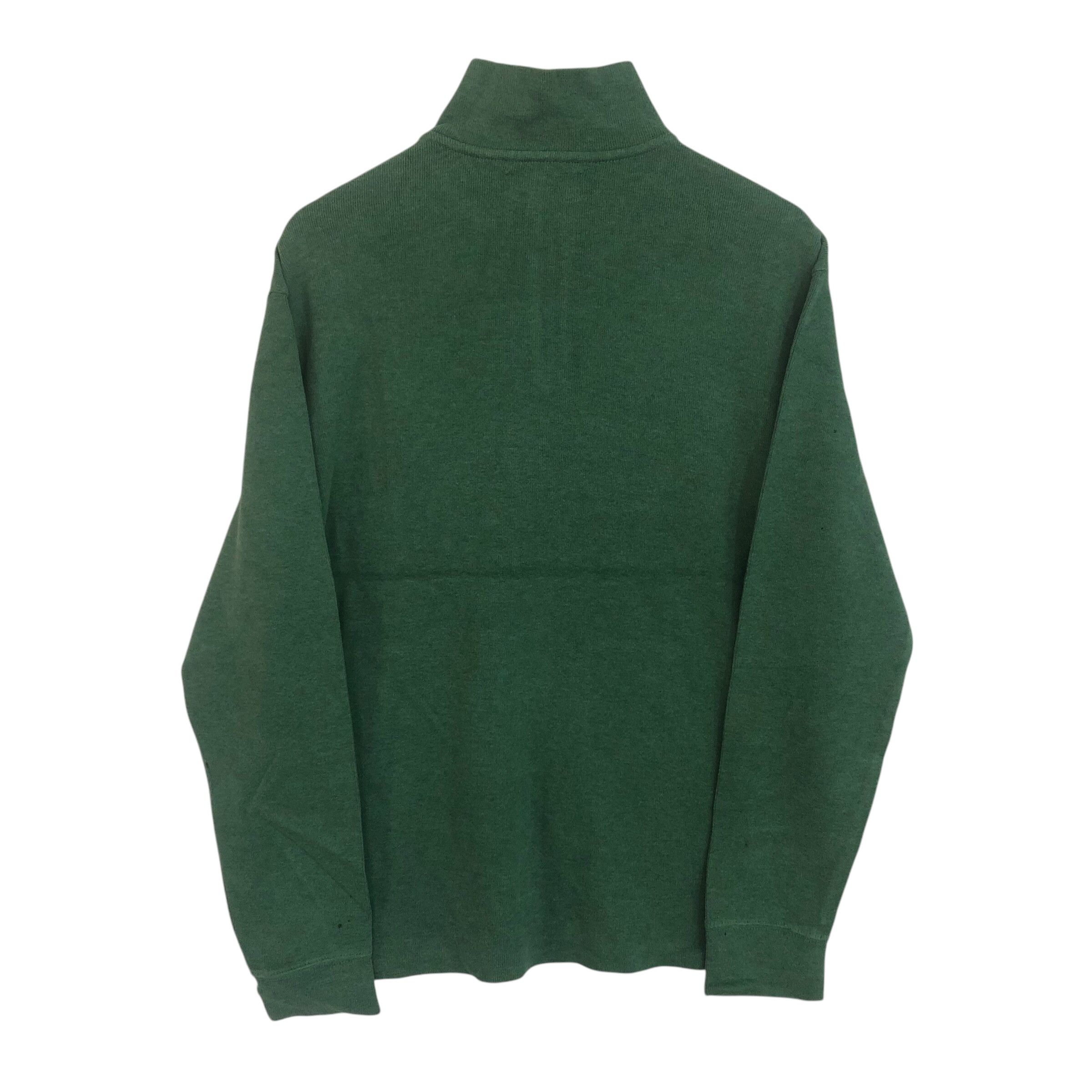 Polo Ralph Lauren Vintage Half Zip Jumper Sweatshirt Ralph Lauren Medium Size US M / EU 48-50 / 2 - 2 Thumbnail