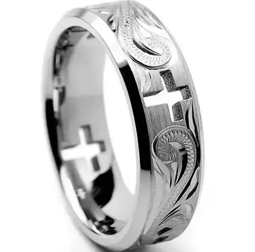 Japanese Brand Brand New Ring with Cross Size ONE SIZE - 2 Thumbnail