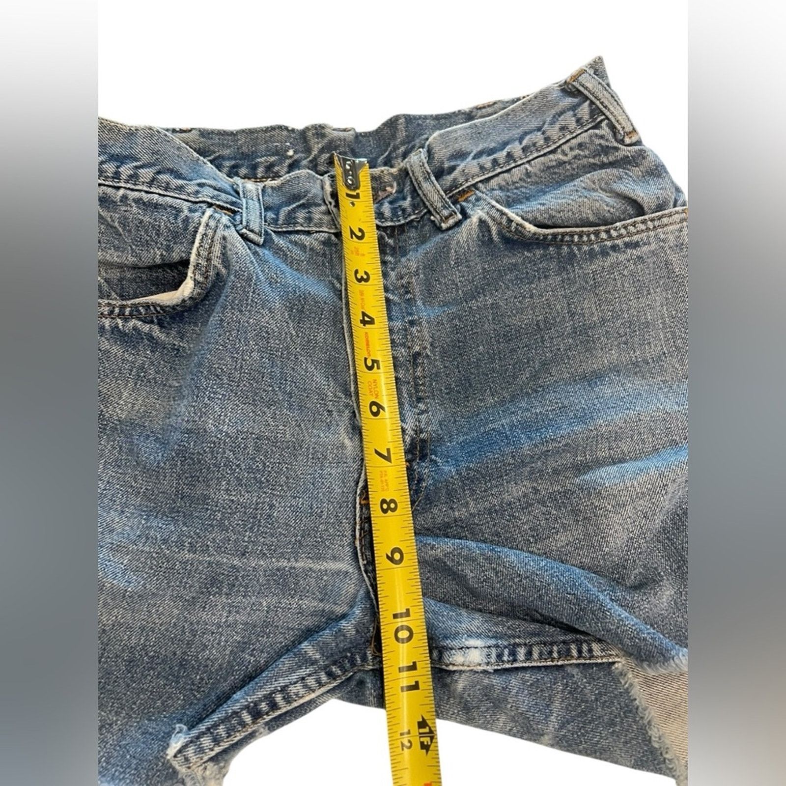Levi's Vintage Levi’s big E Casual Blue Denim Shorts Size: 30 Size 30" / US 8 / IT 44 - 9 Thumbnail