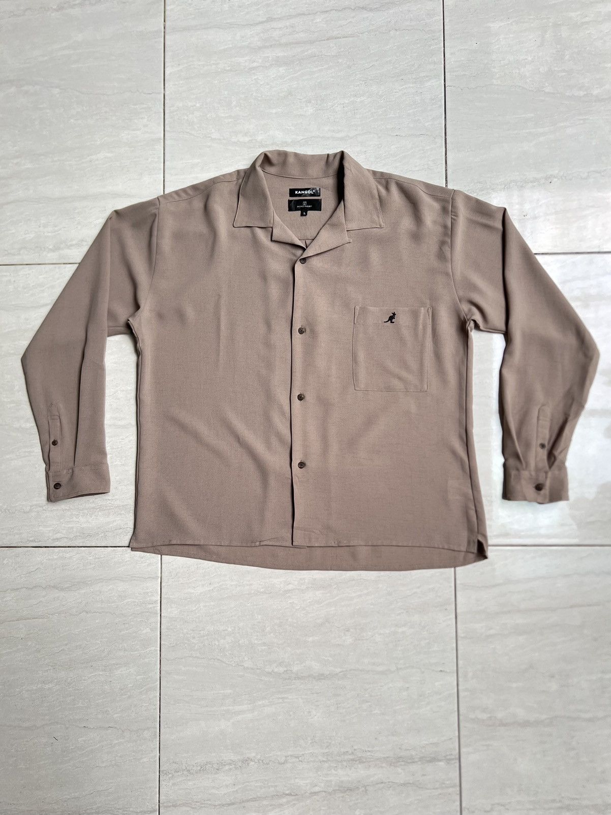 Kangol KANGOL Mono Mart Brown Shirt Size US XL / EU 56 / 4 - 6 Thumbnail