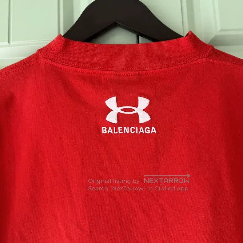 Balenciaga Balenciaga Red Short Sleeve T-Shirt Size US S / EU 44-46 / 1 - 9 Thumbnail