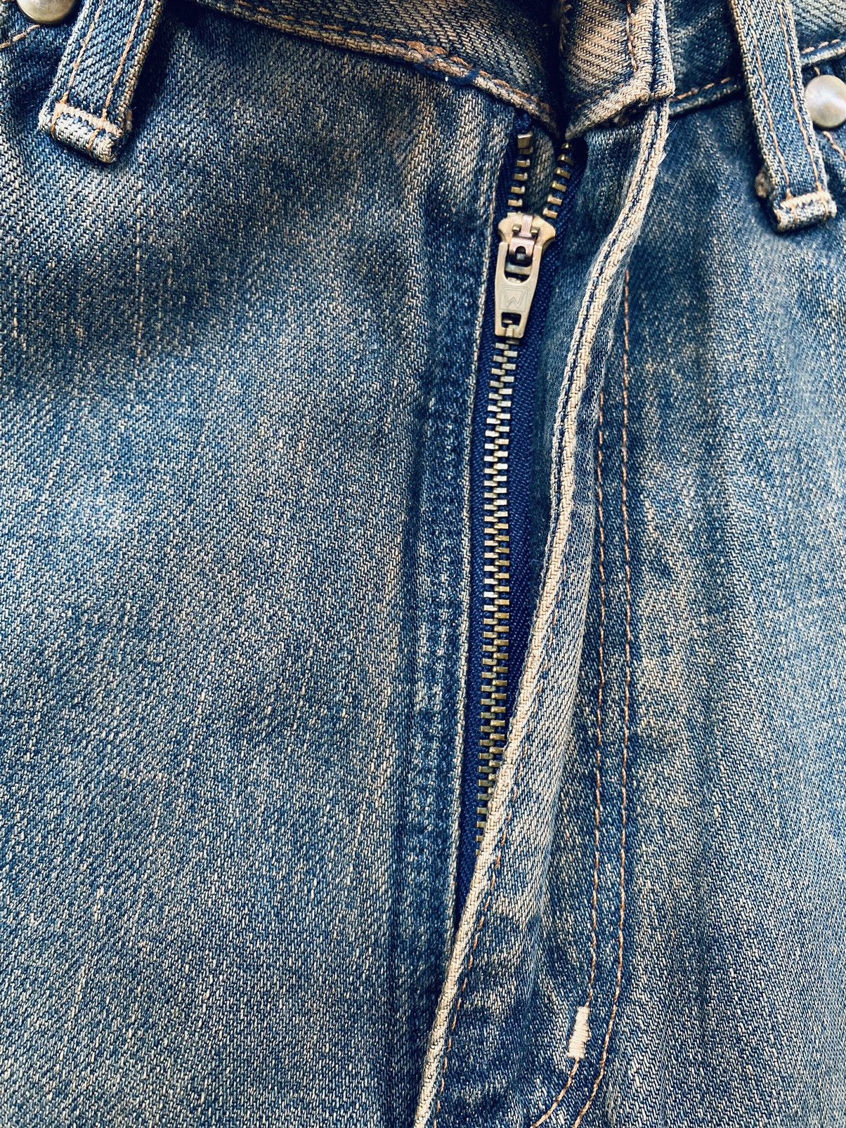 Wrangler Vintage wrangler Rusty Selvedge Distressed Denim Pants Size US 29 - 11 Thumbnail