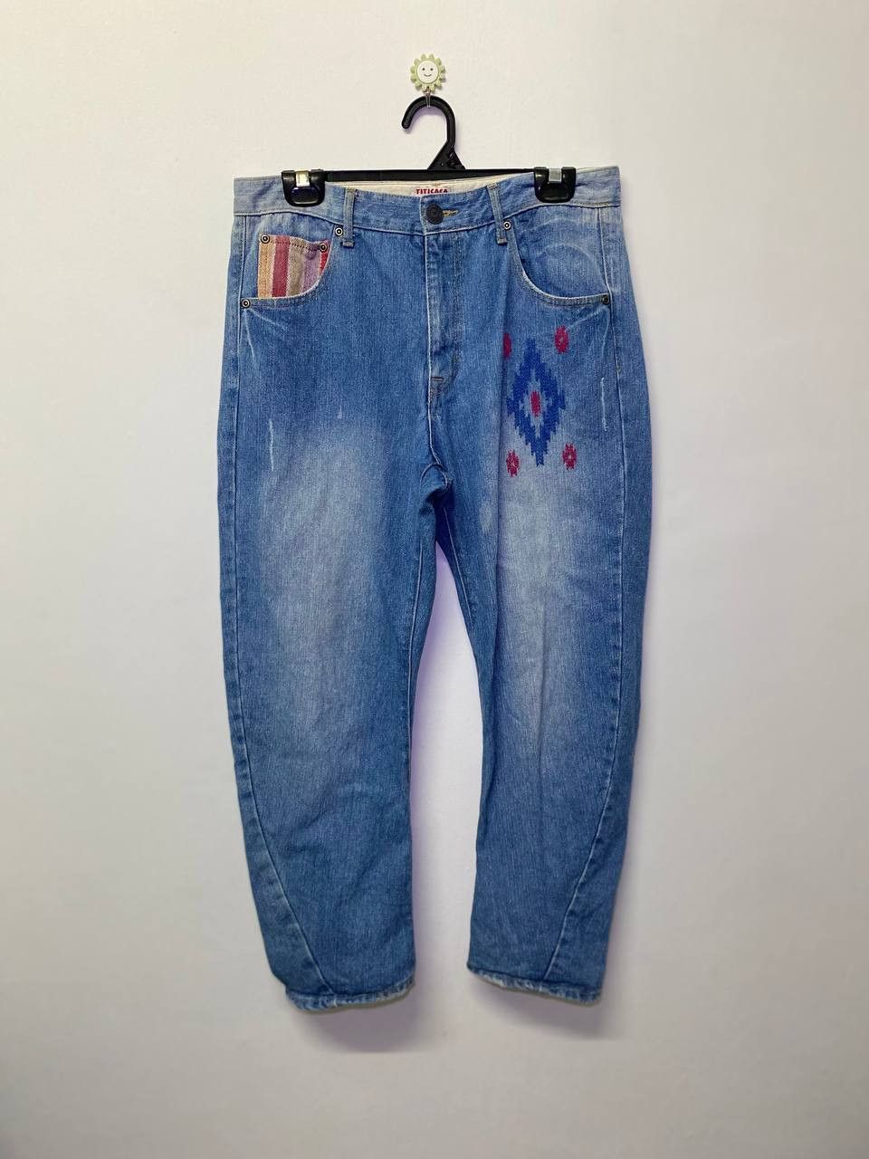 Japanese Brand vintage titicaca navajo design denim Size US 32 / EU 48 - 1 Thumbnail