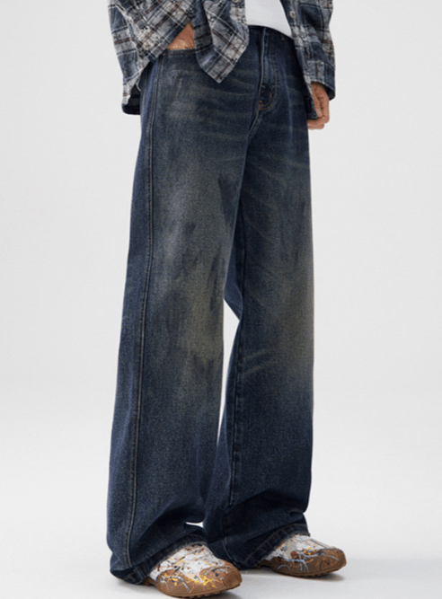 Japanese Brand × Jean American high street distressed versatile cool jeans Size US 34 / EU 50 - 1 Thumbnail