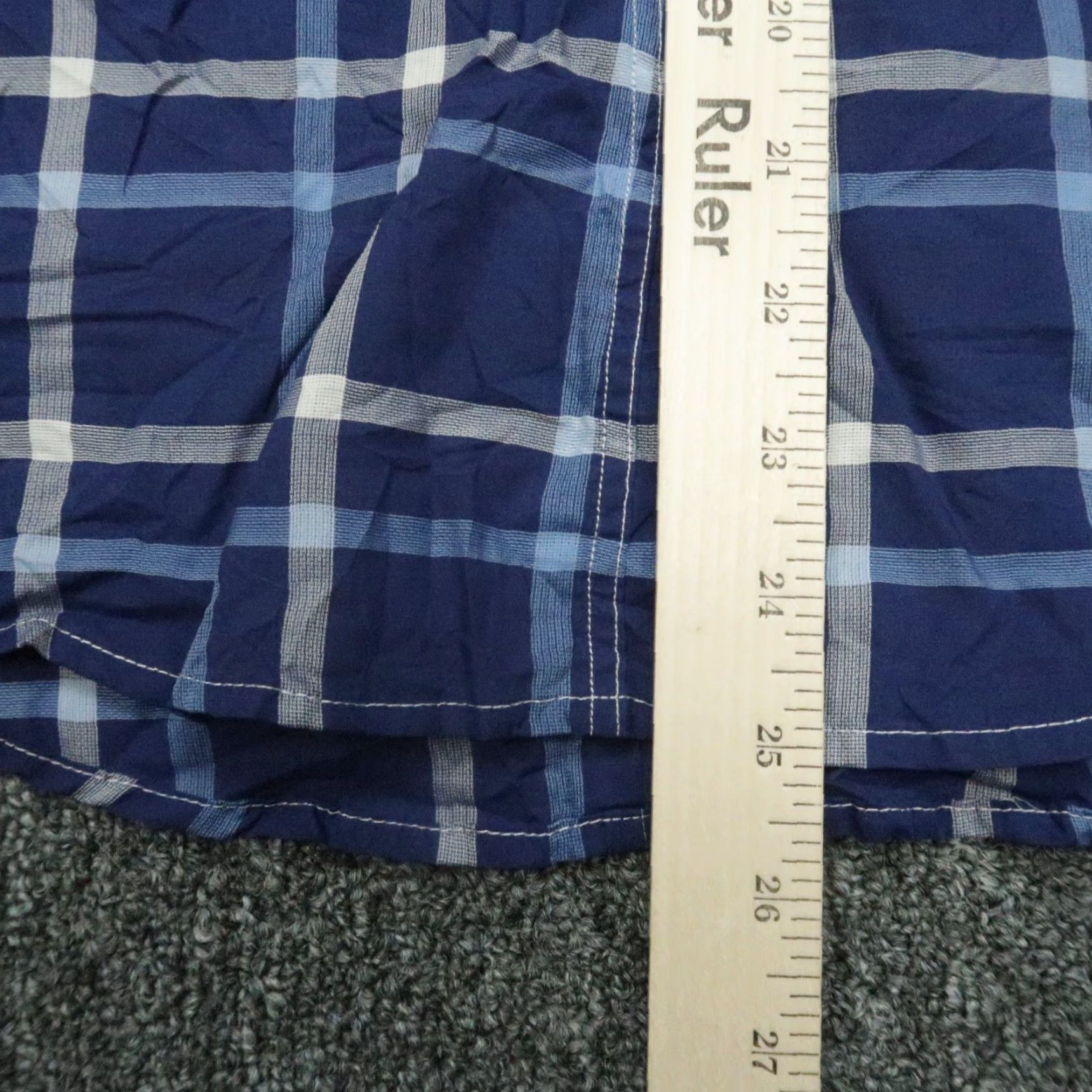 Frank & Eileen Frank & Eileen Shirt Womens Medium Blue Plaid Button-Up Long Sleeve Casual Shirt Womens M Blue Plaid Button-Up Size M / US 6-8 / IT 42-44 - 7 Thumbnail