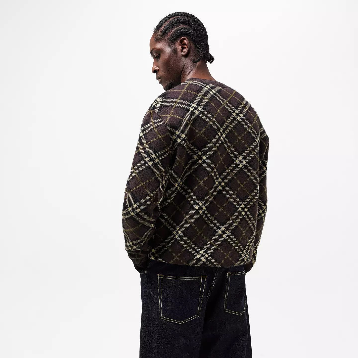 Burberry o1g2r1mq0426 Ribbed Crew Neck Jumper in Multicolor Size US L / EU 52-54 / 3 - 4 Thumbnail