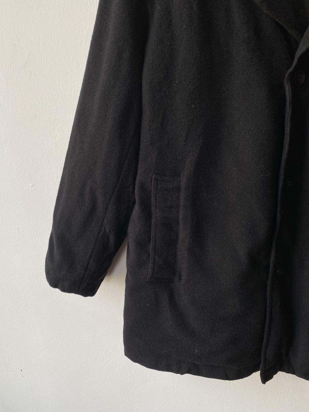 Comme des Garcons × Japanese Brand Vintage D’Homme A Homme Futura Fabric Italy Wool Coat Size US L / EU 52-54 / 3 - 6 Thumbnail