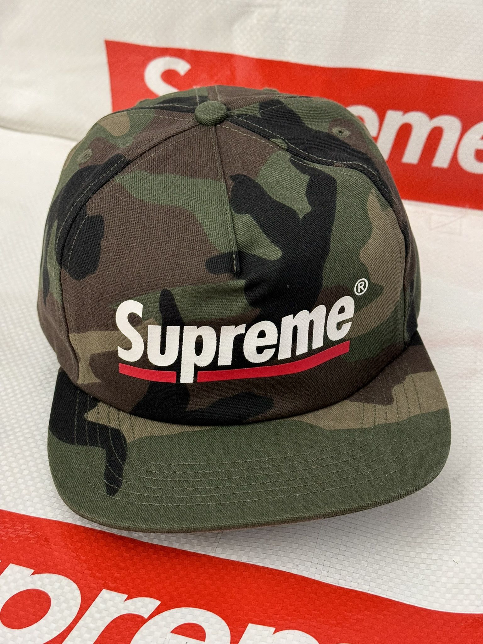 Supreme Camo Five Panel Hat Supreme Underline 5-Panel (SS20
