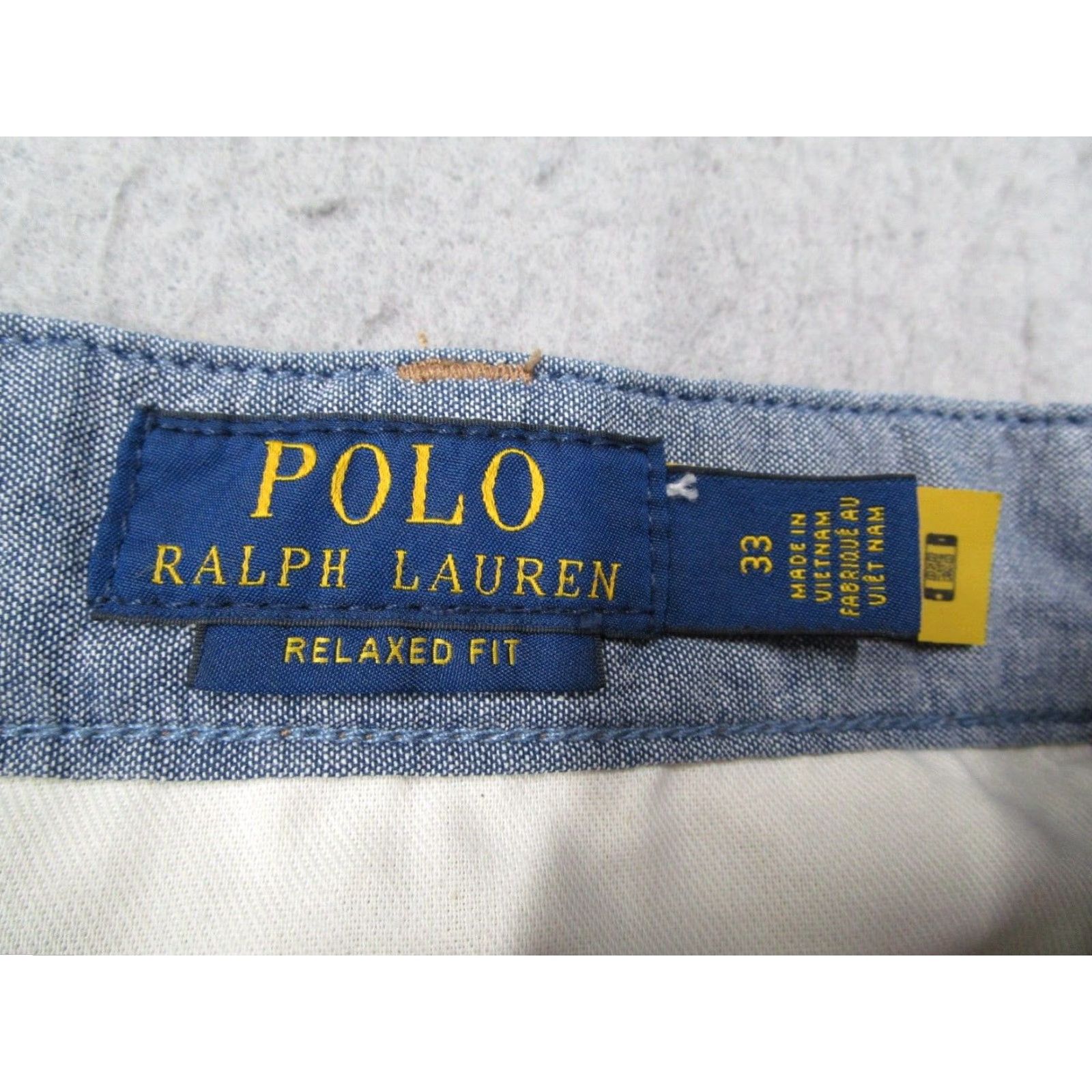 Polo Ralph Lauren Polo Ralph Lauren Shorts Mens 33 Beige Relaxed Fit 10" Walk Golf Blue Pony Size US XS / EU 42 / 0 - 2 Thumbnail