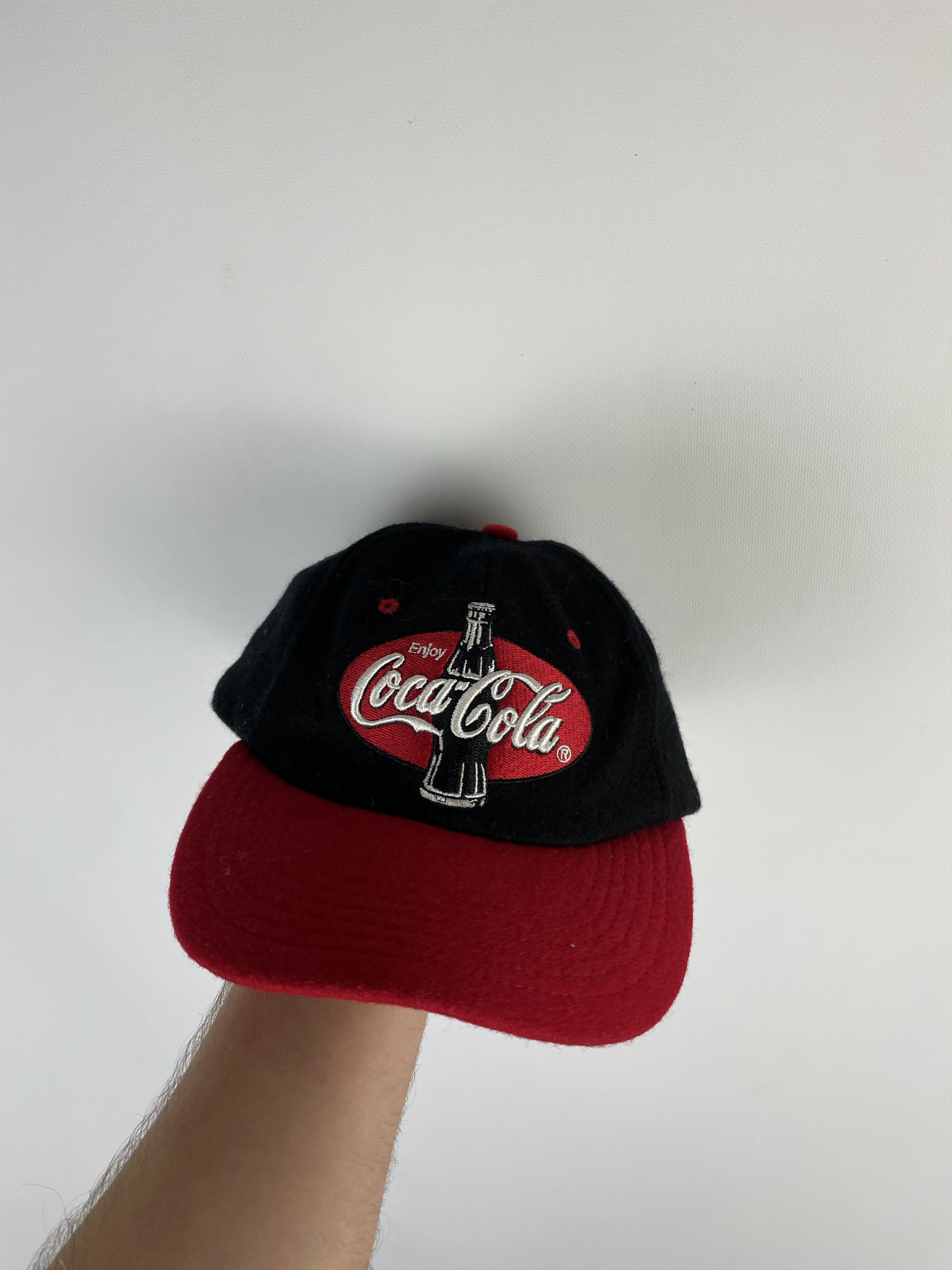 Coca Cola Vintage Coca Cola Cap Hat Fleece Size ONE SIZE - 2 Thumbnail